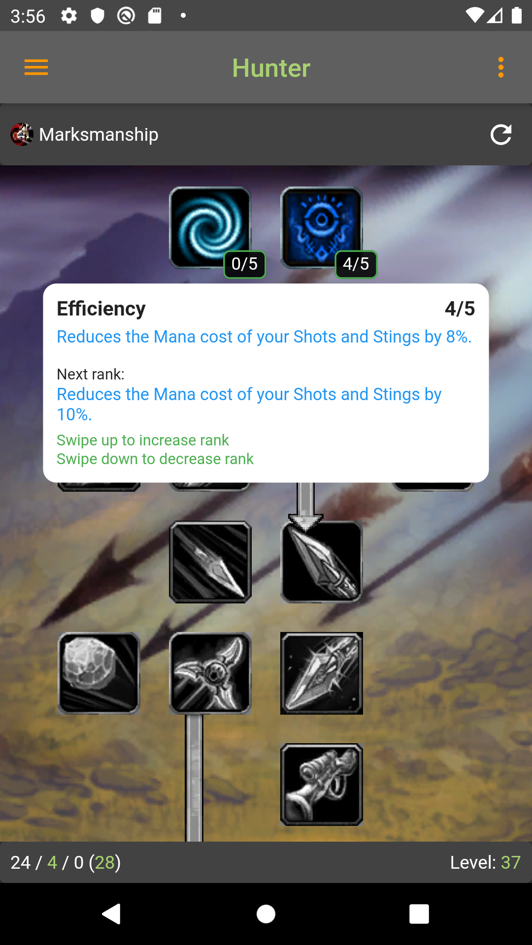 Classic Talent Calculator screenshot