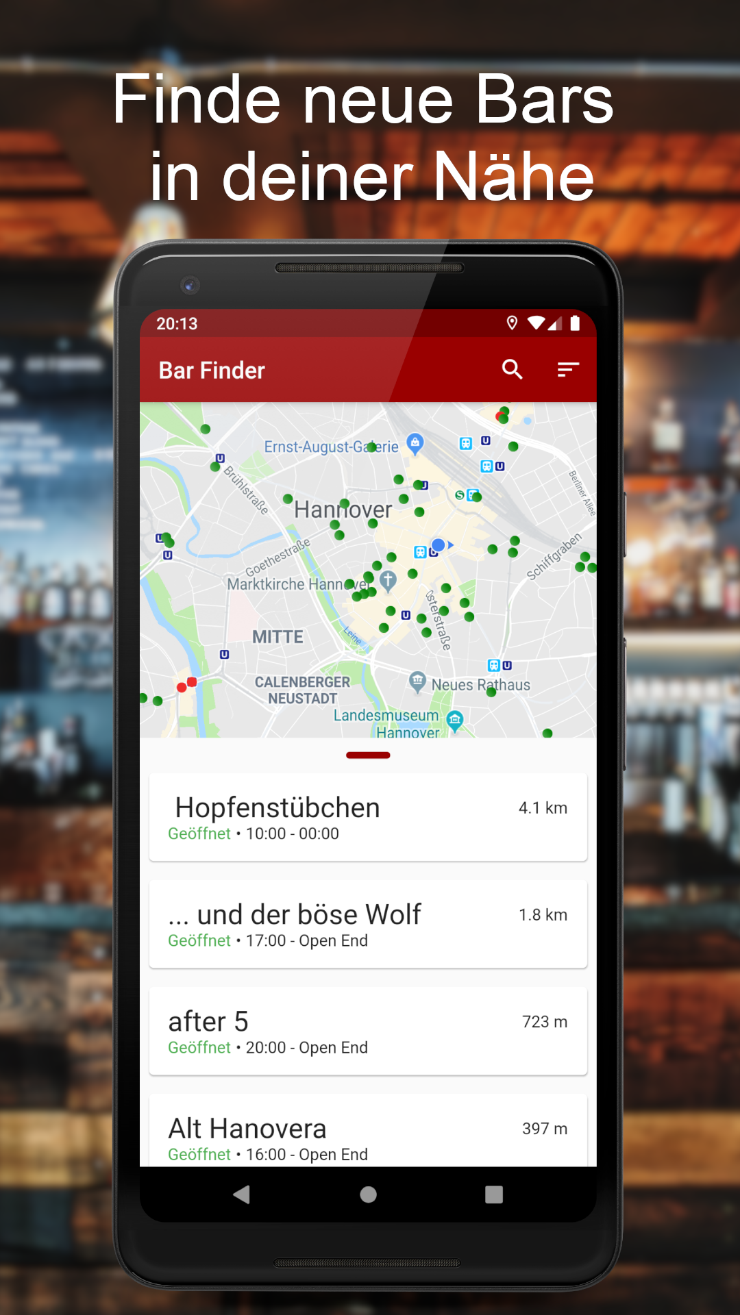 Bar Finder - Hannover screenshot