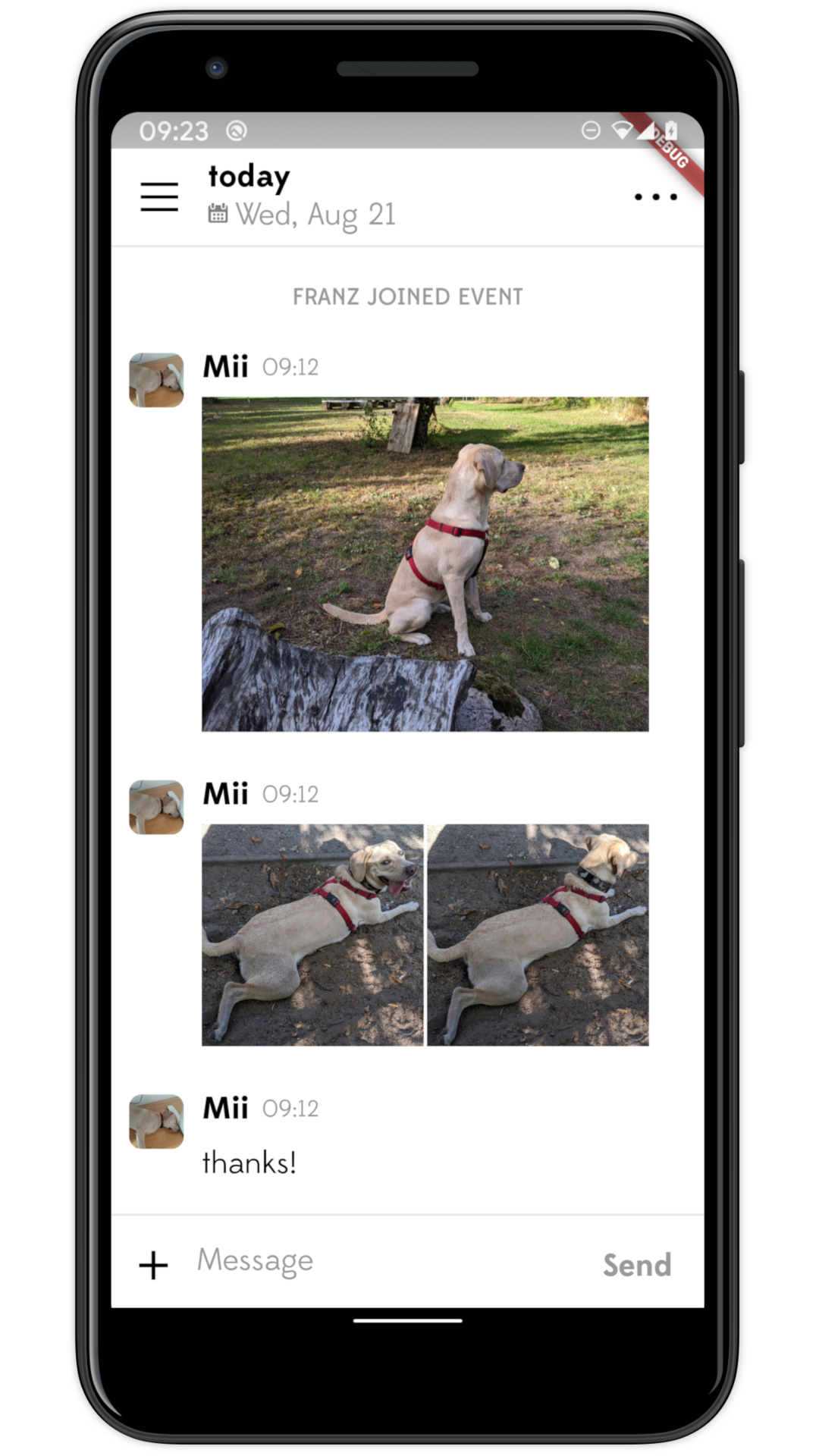 Timy Messenger screenshot