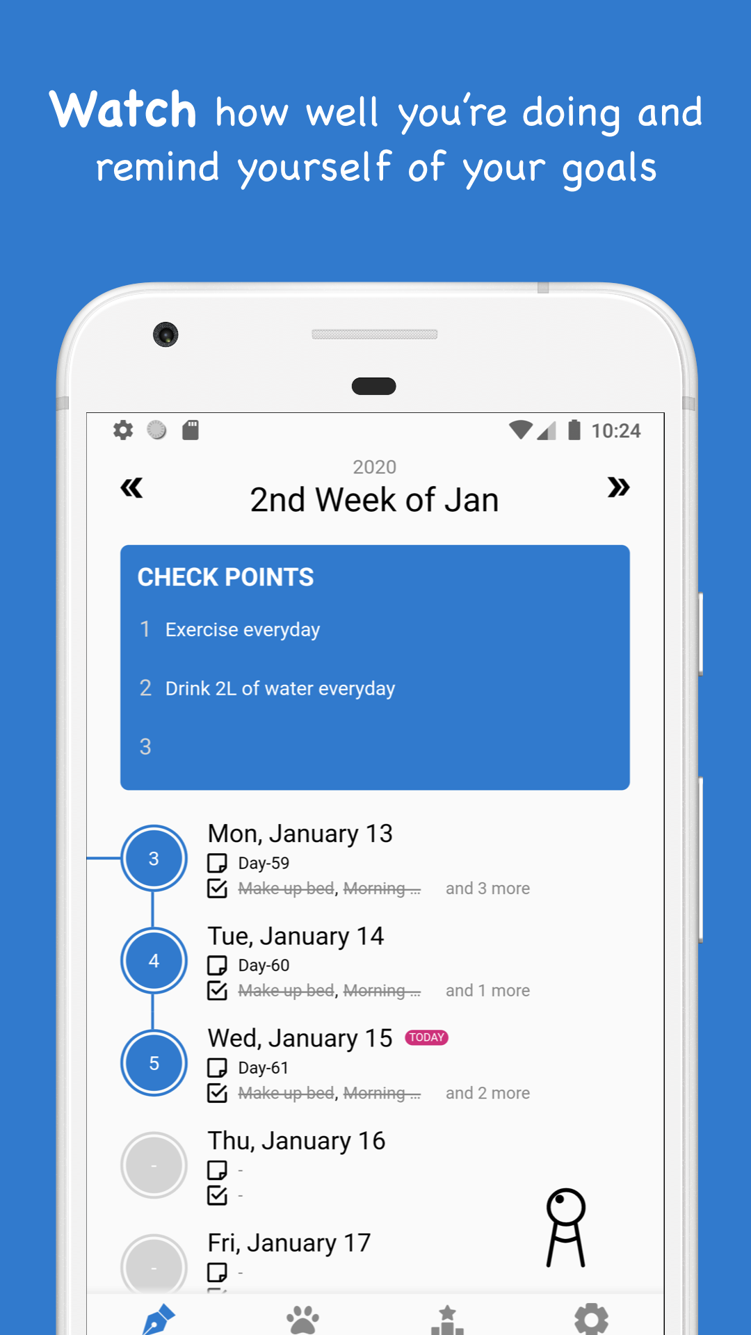 Blue Diary screenshot