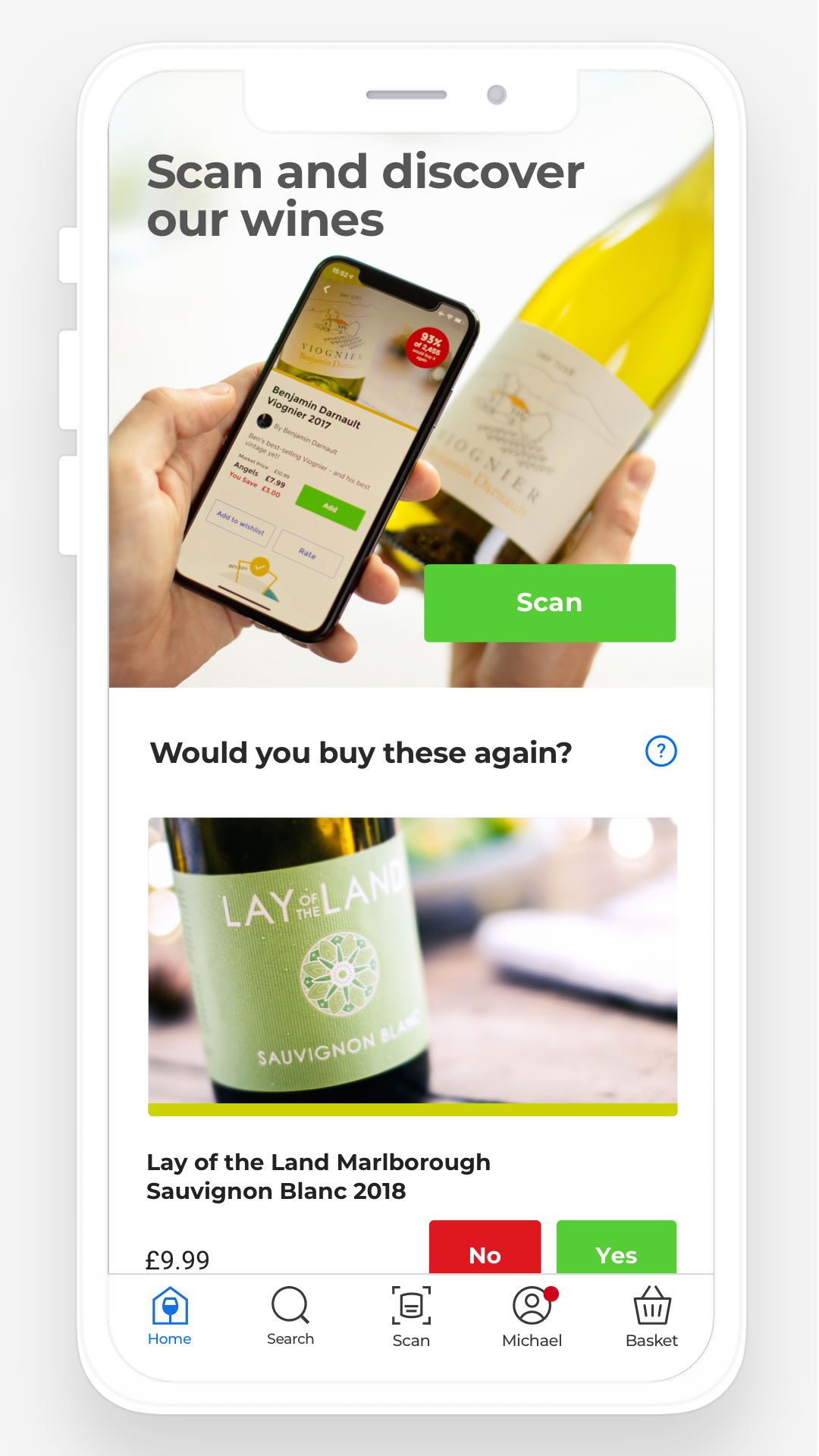 Naked Wines screenshot