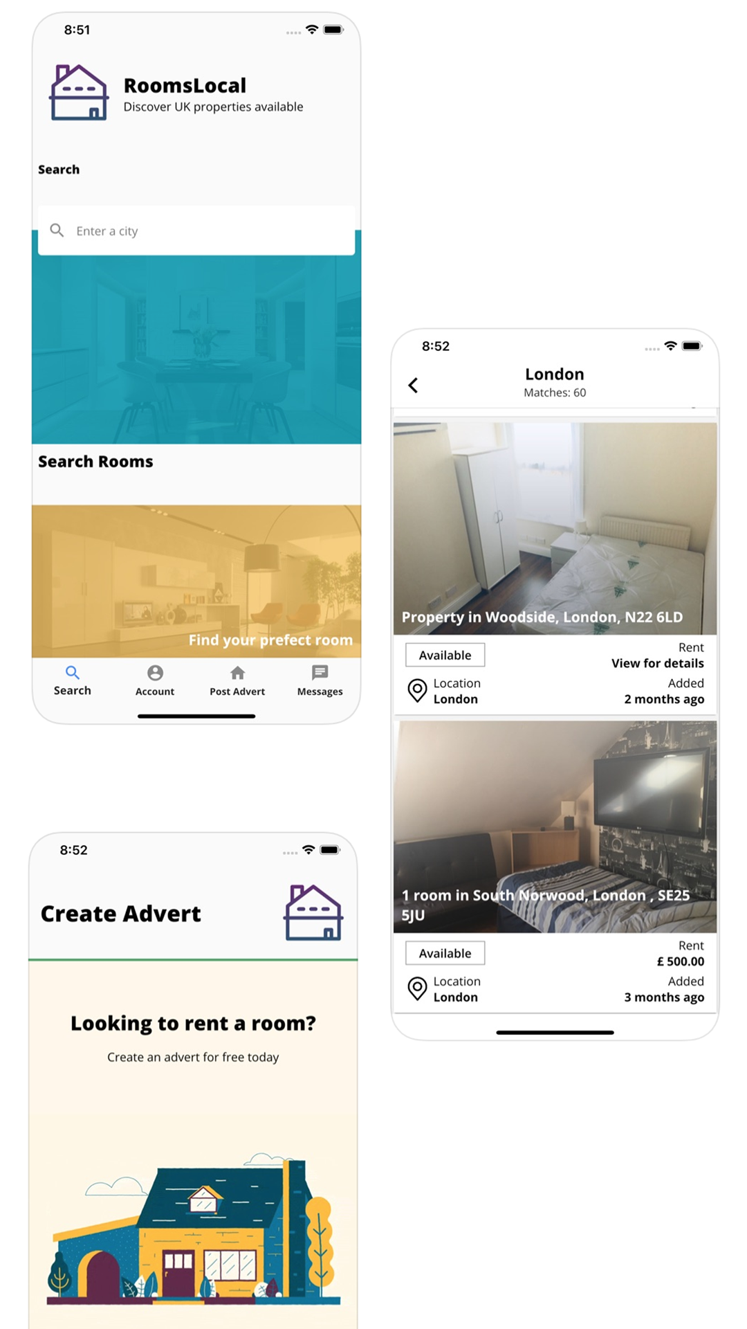 RoomsLocal - Rent UK Rooms screenshot