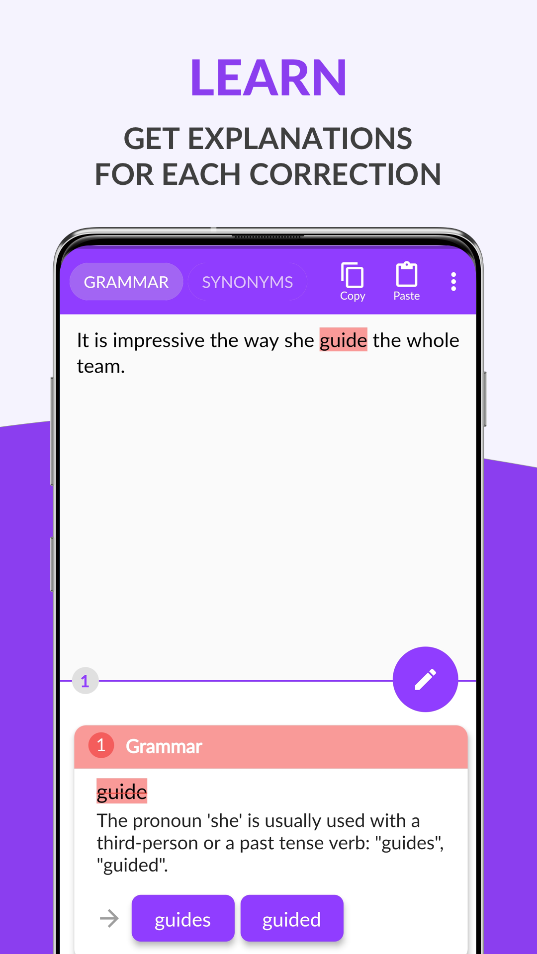 Grammar & Style Checker + Translator screenshot 4