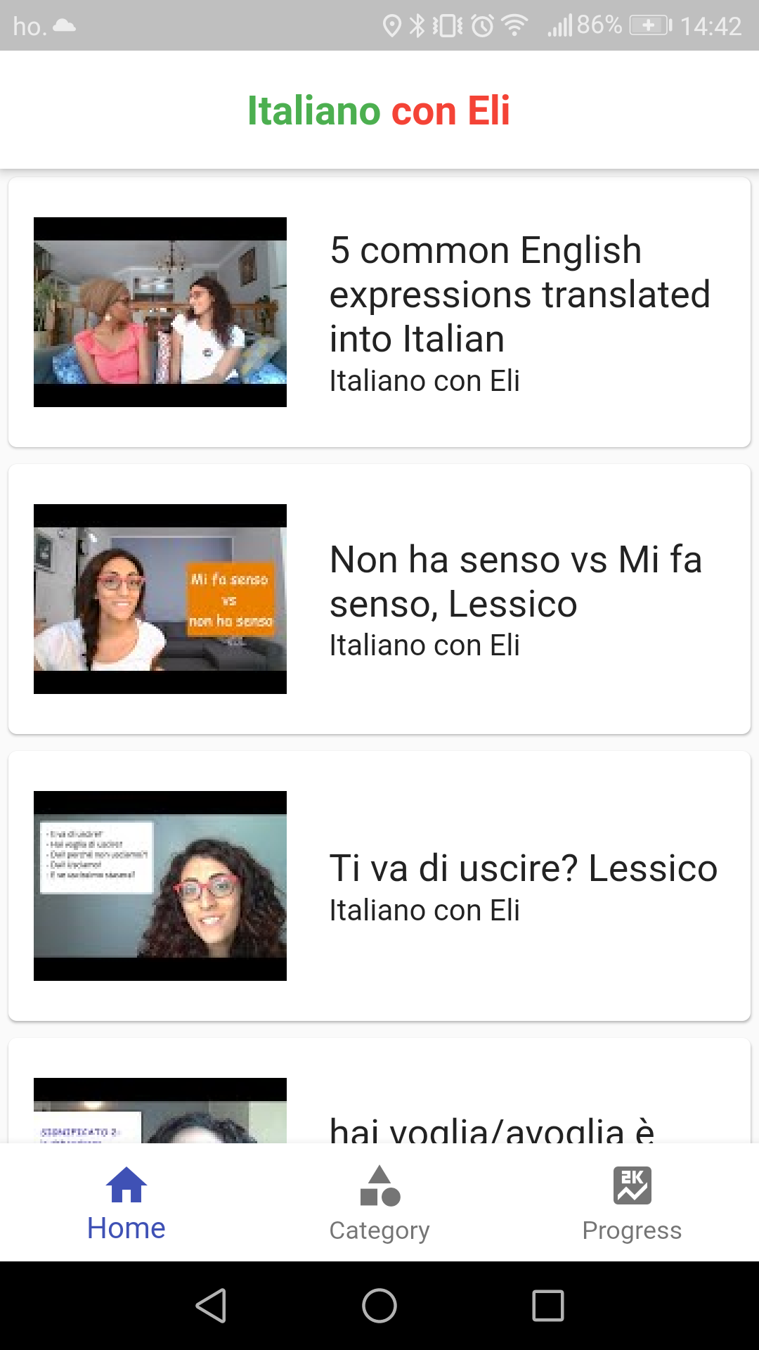 Italiano Con Eli screenshot