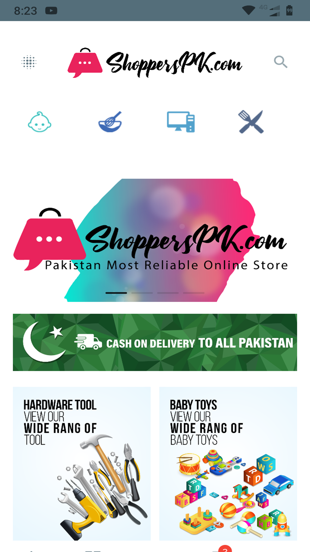ShoppersPk.com Pakistan Online Shopping screenshot