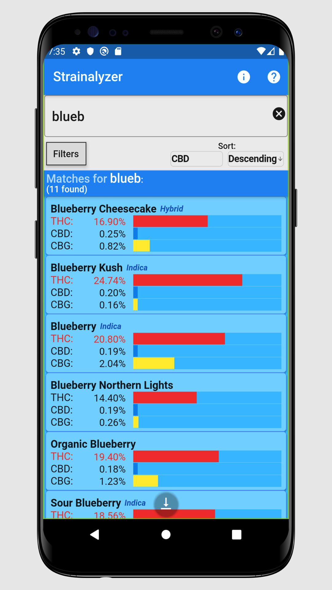 Strainalyzer screenshot