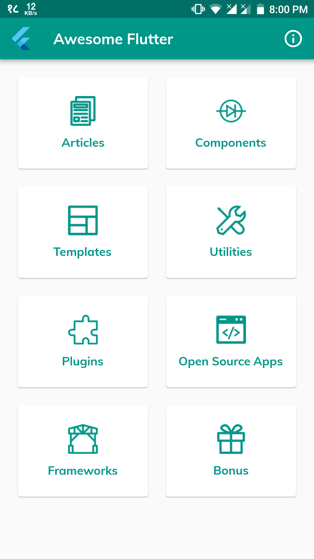 Awesome Flutter (Flutter Tutorials) screenshot