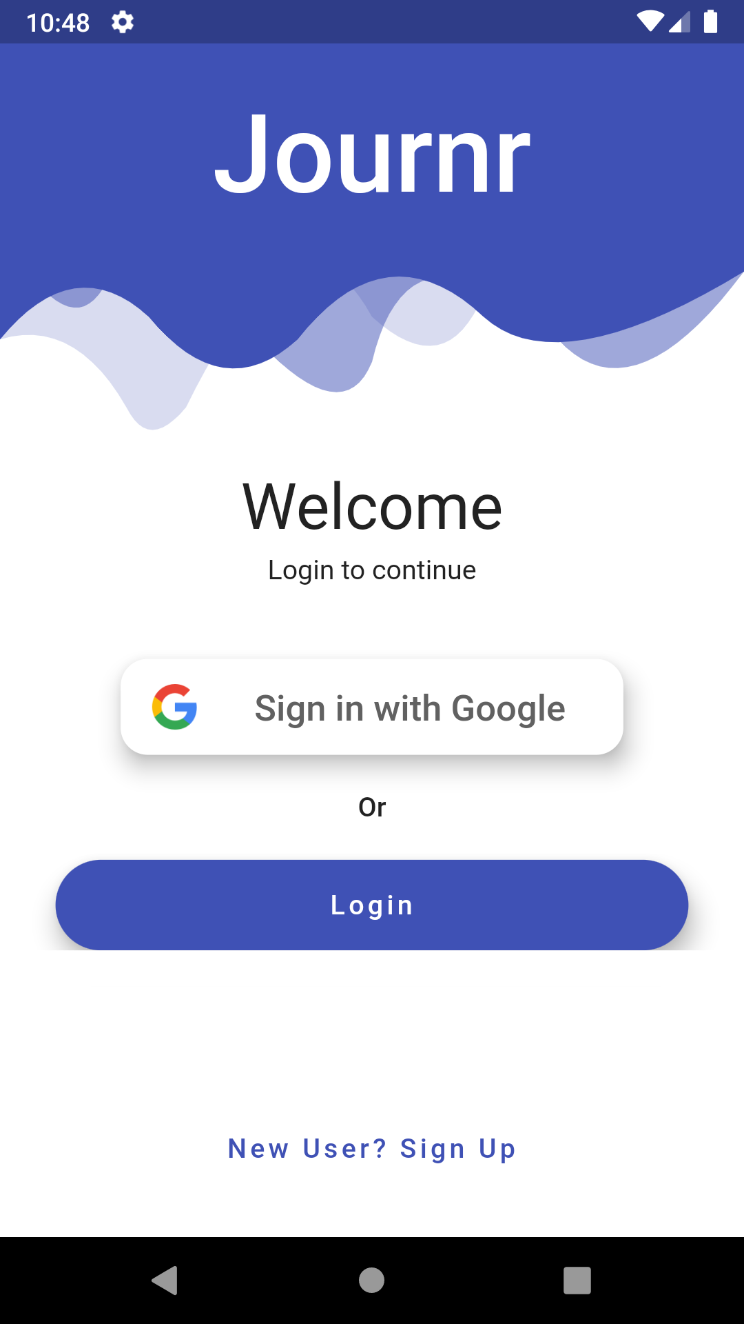 Journr screenshot