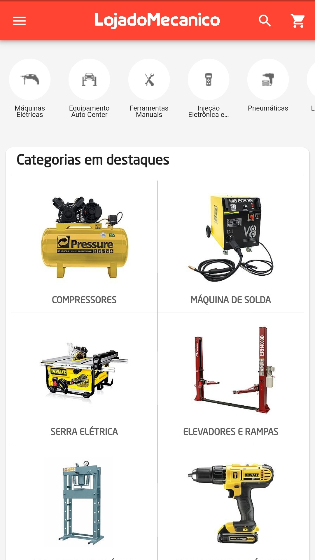 Loja do Mecânico screenshot