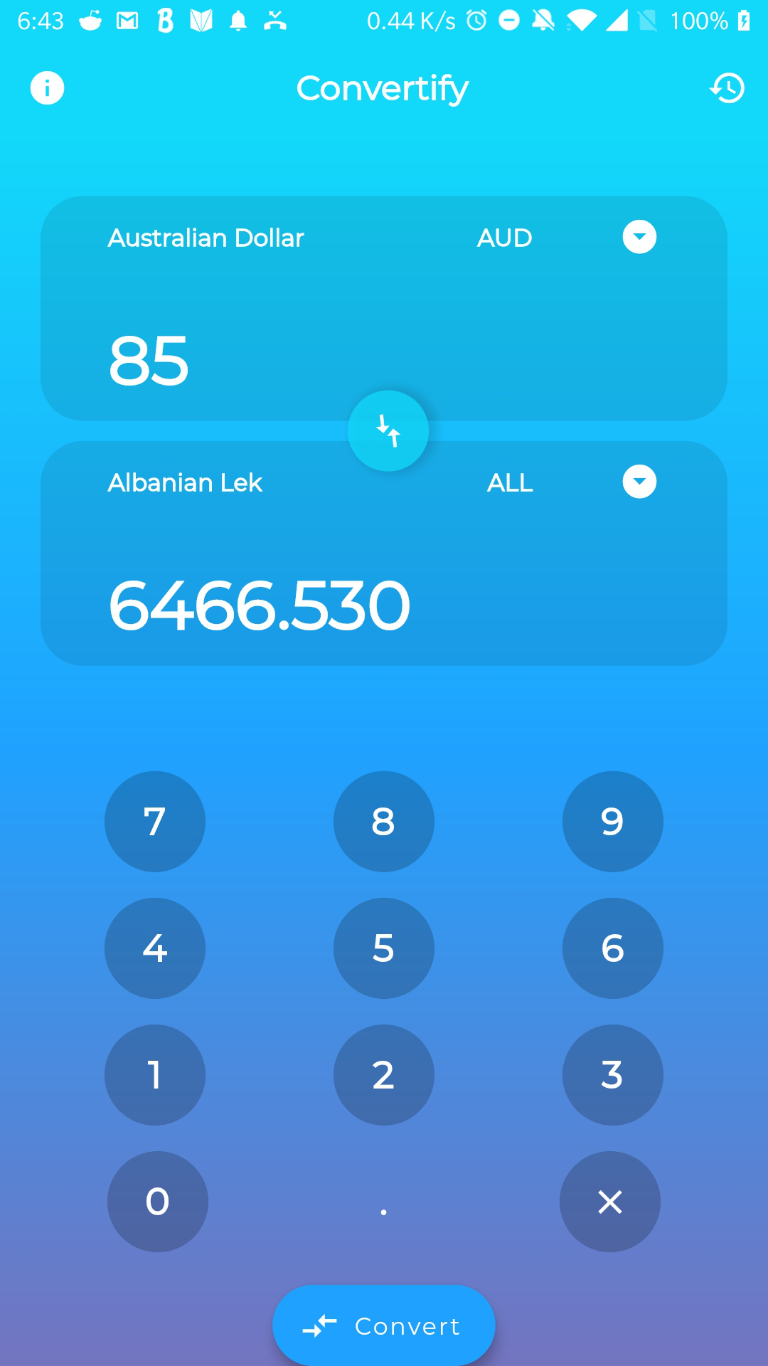 Convertify screenshot