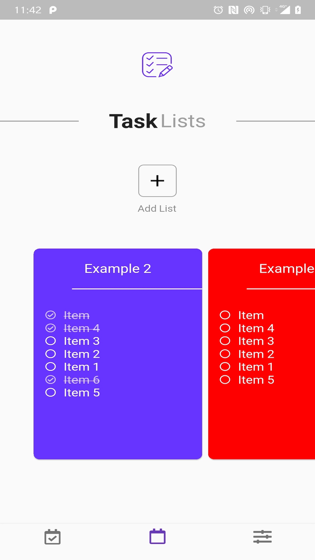 Taskist screenshot