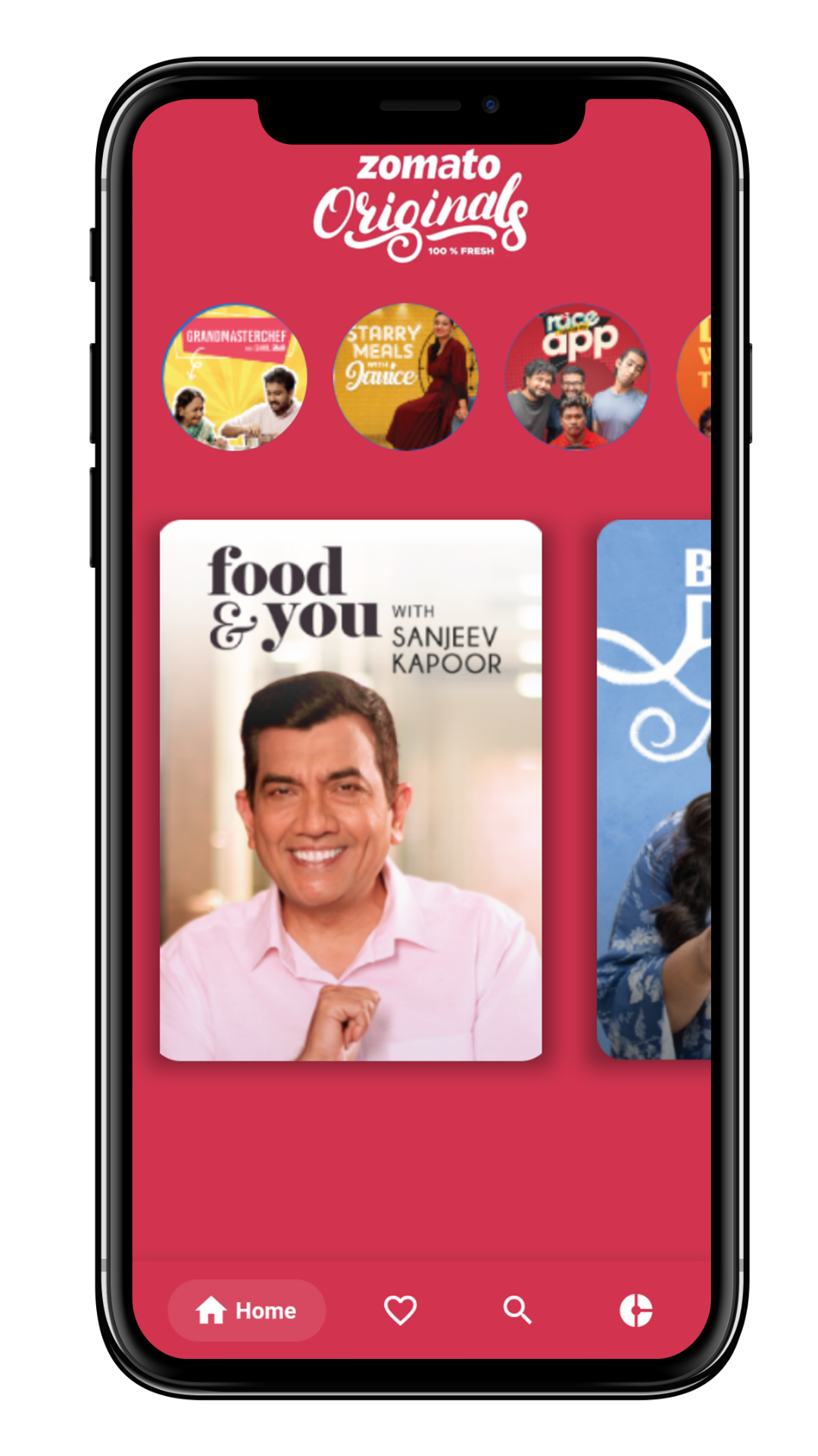 Flutter Zomato App UI screenshot