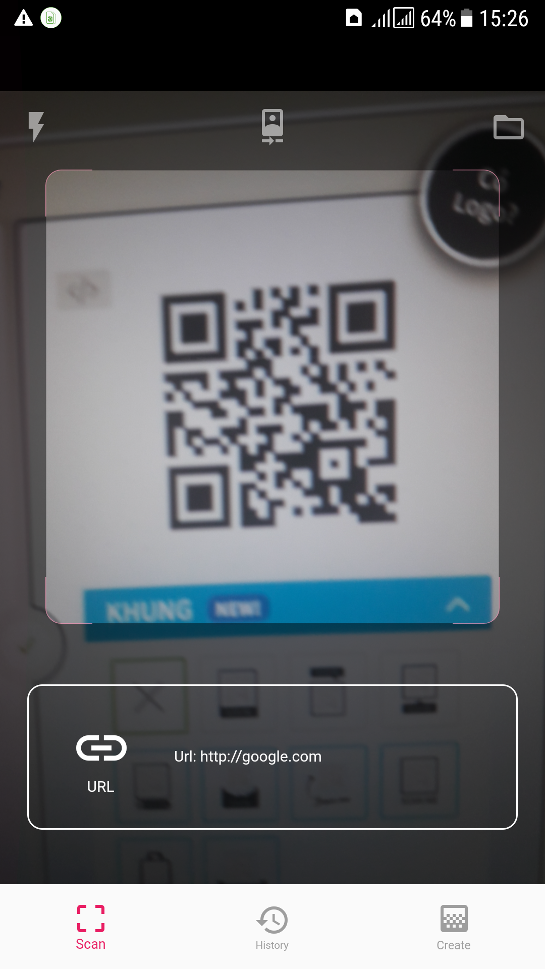 Smart QR and Barcode reader, generator screenshot