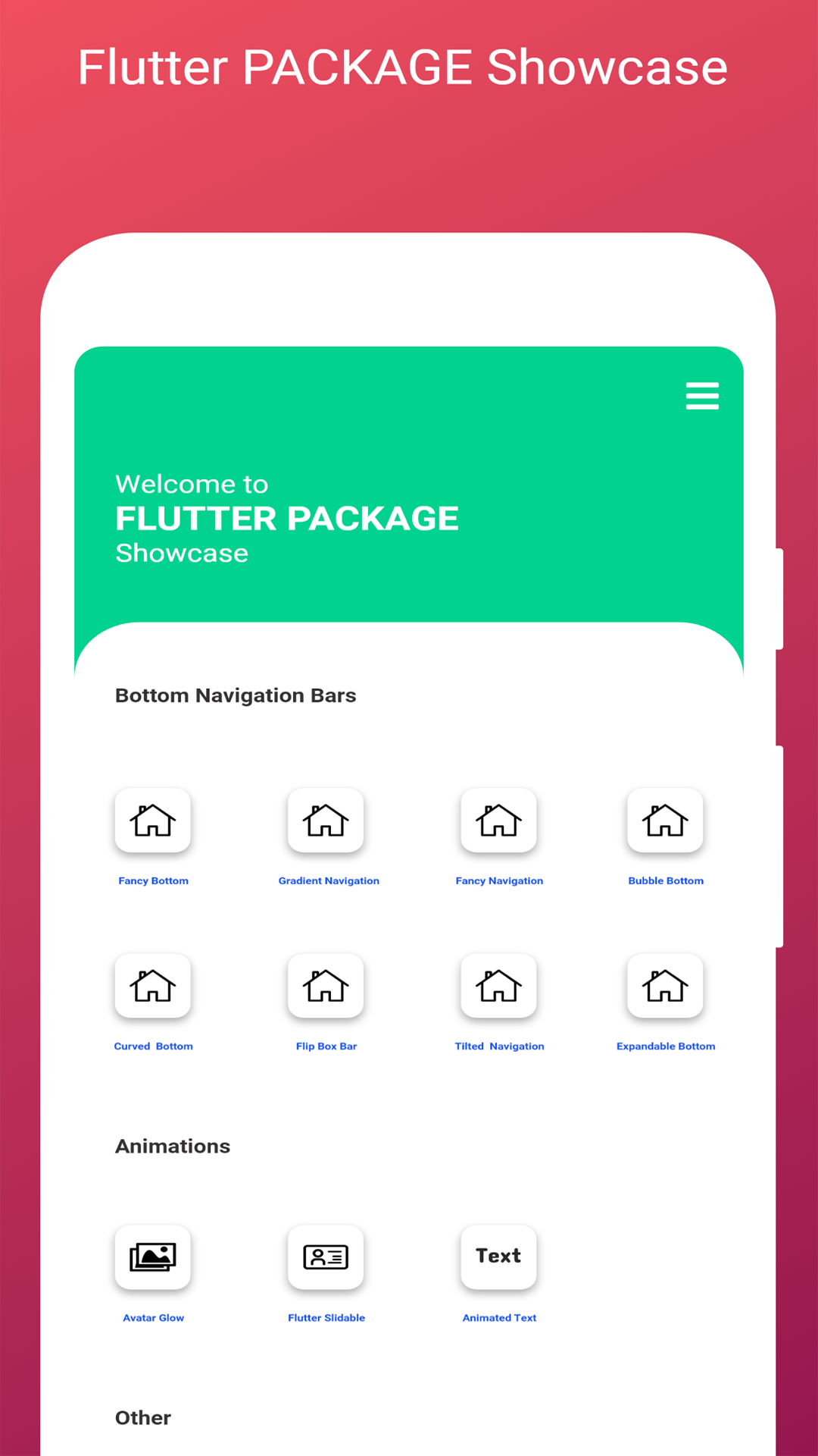 FLUTTER Packages (Plugins) Showcase screenshot