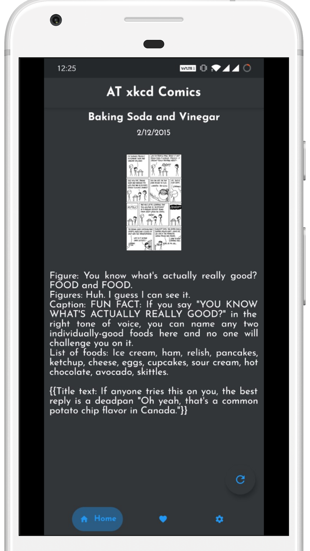 At Xkcd Comics - An App for Xkcd Viewers screenshot