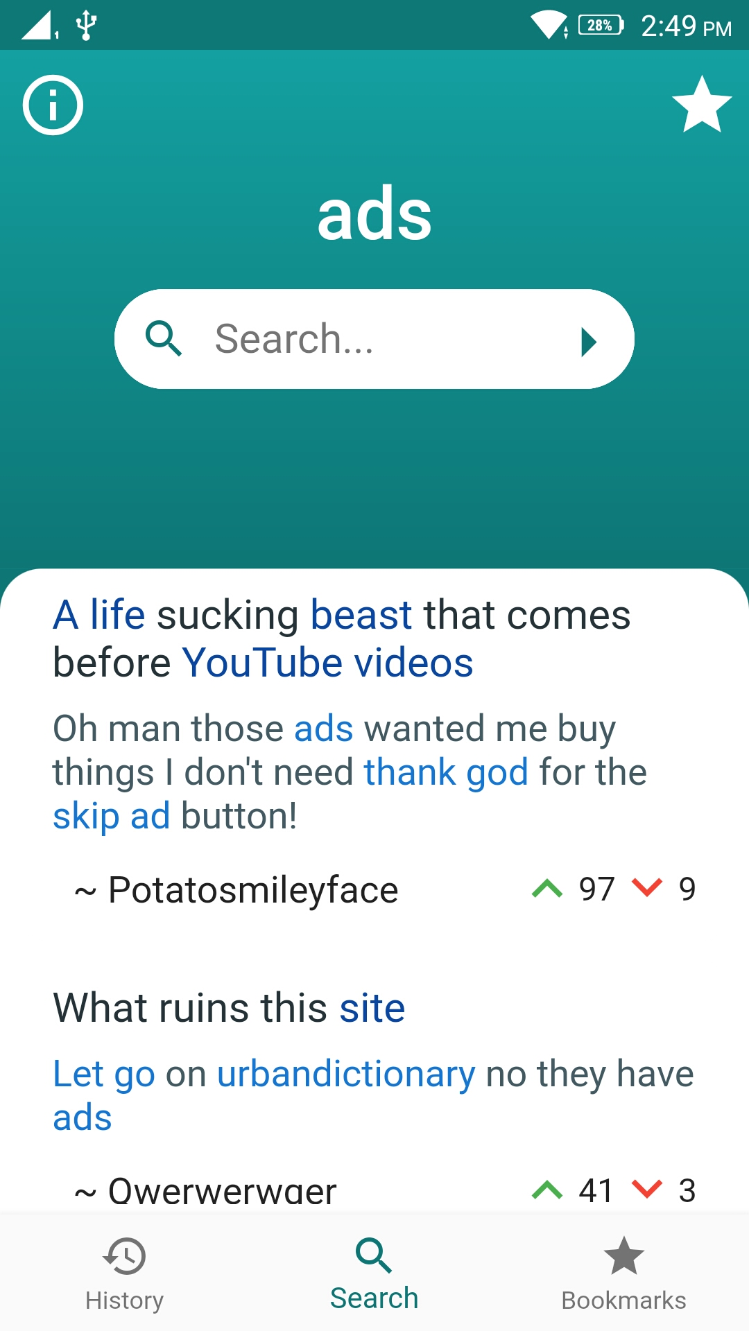 Urban Dictionary - Ads free screenshot