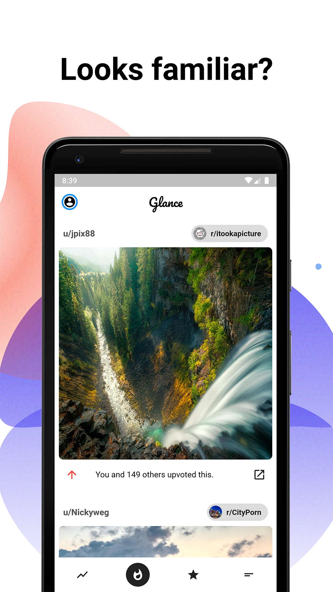 Glance screenshot