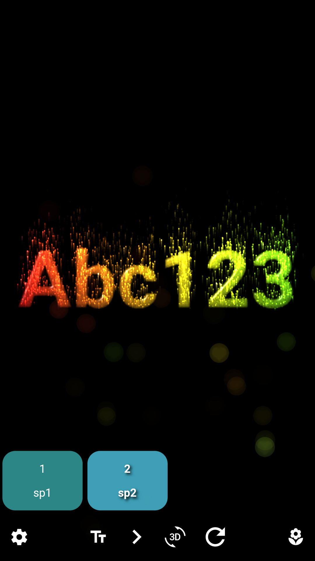 Text Firework screenshot