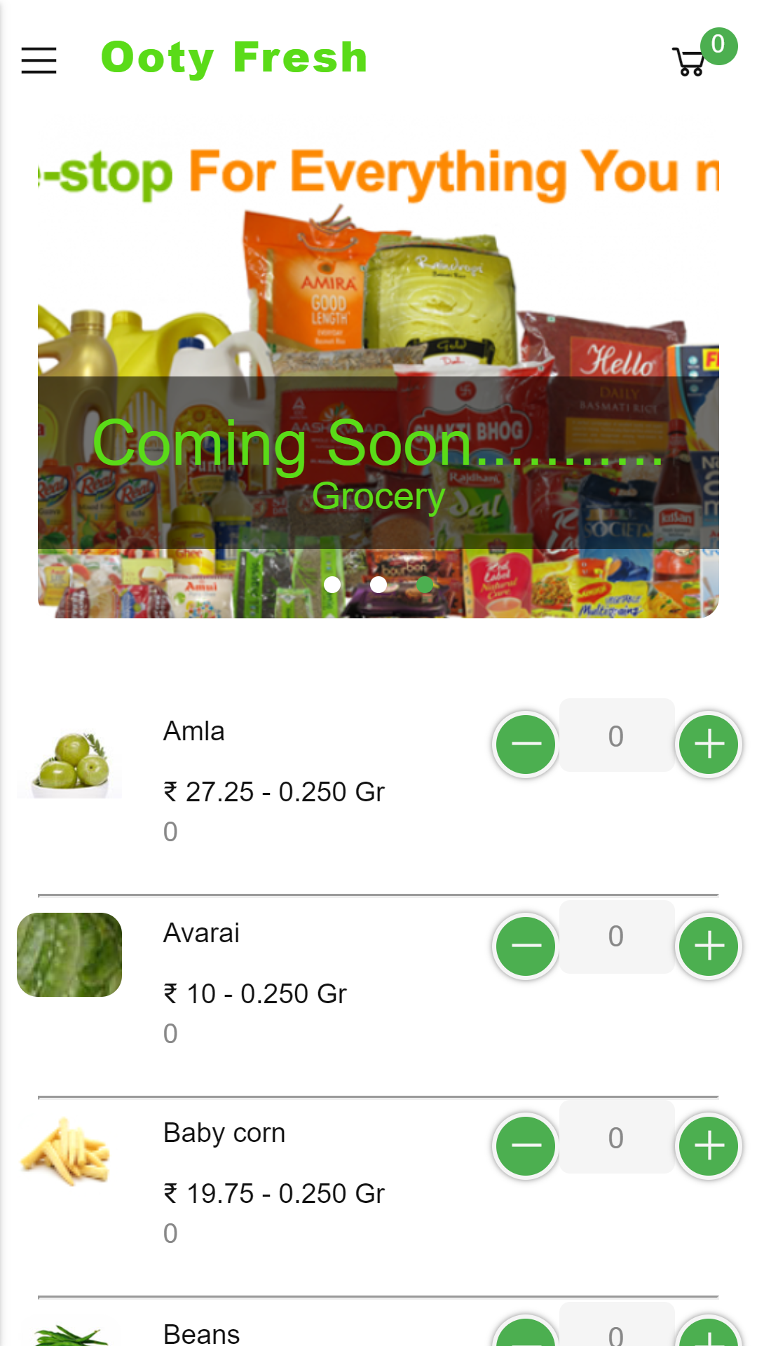 Ooty Fresh screenshot