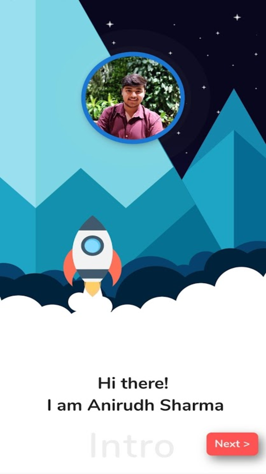 Flutter Portfolio screenshot