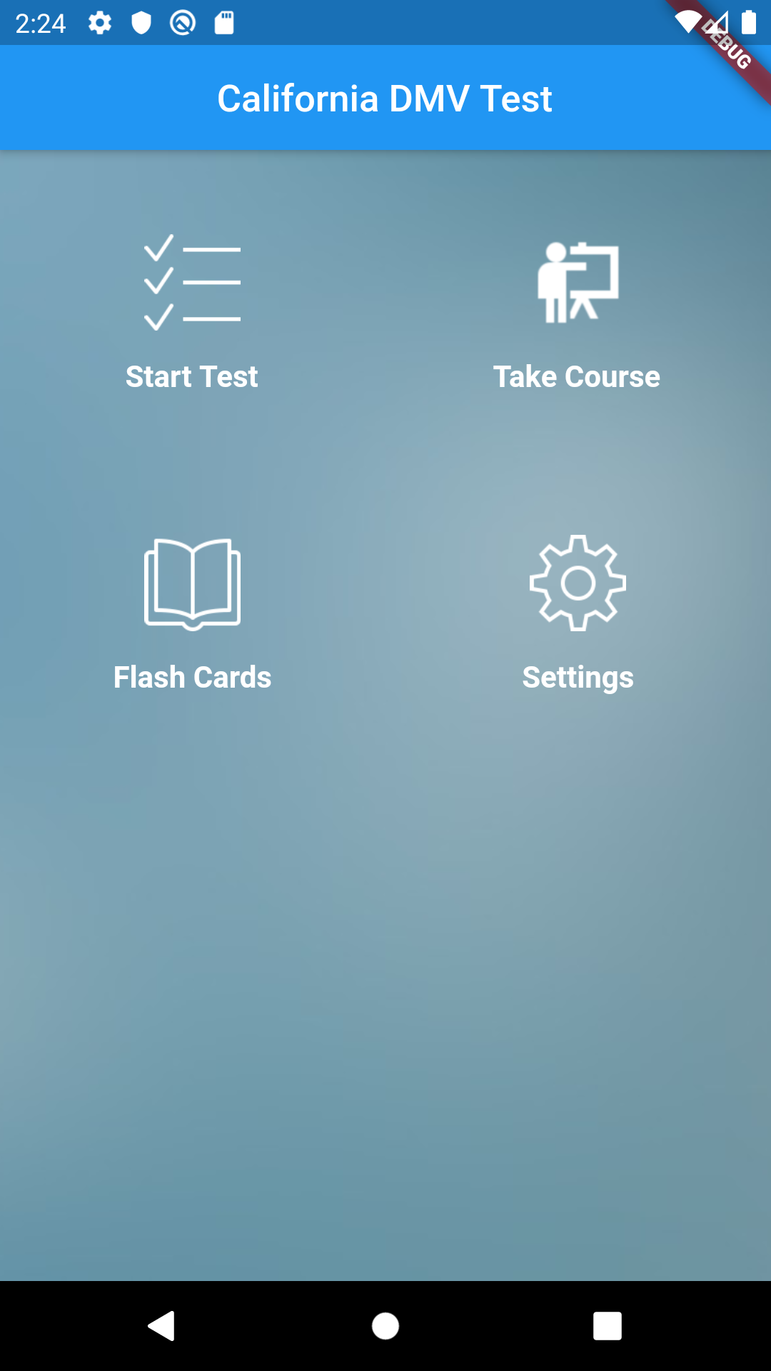 California DMV Test screenshot