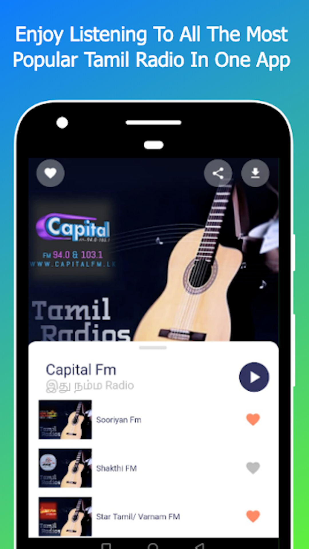 Flutter Music Player UI screenshot