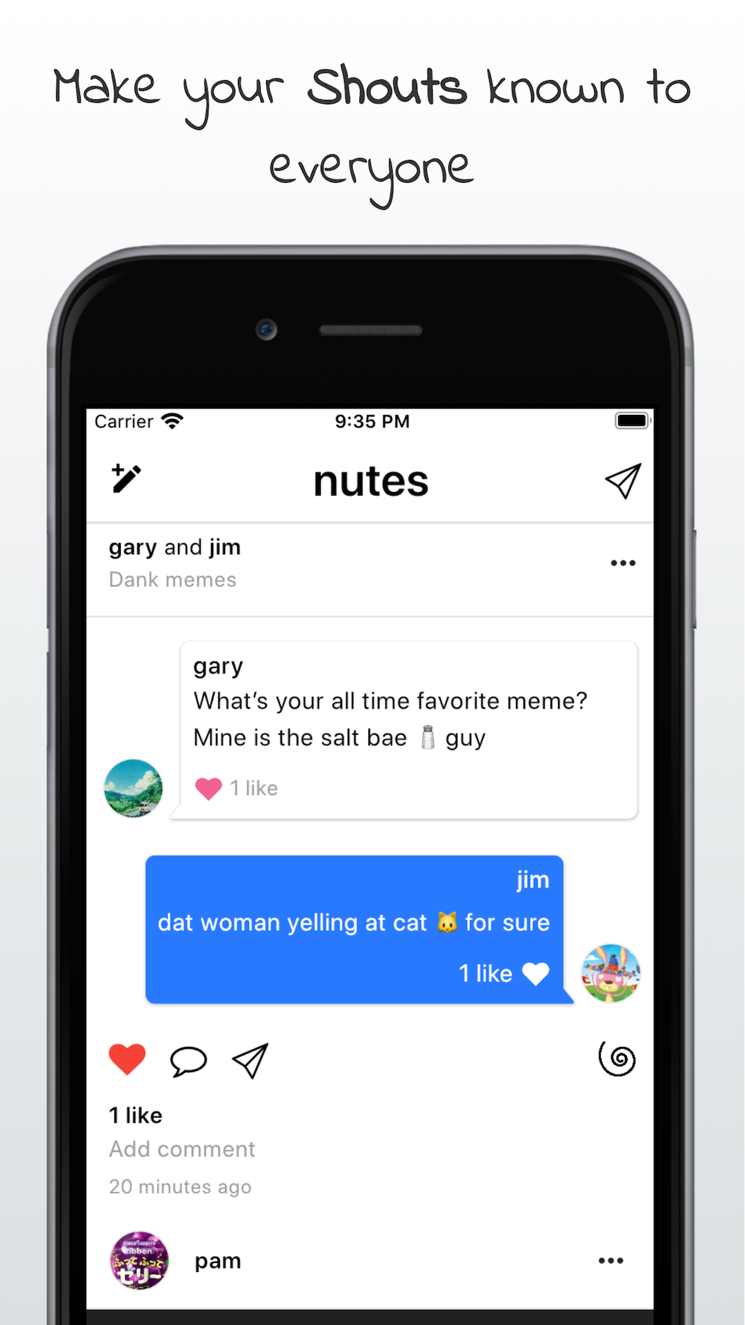 Nutes screenshot