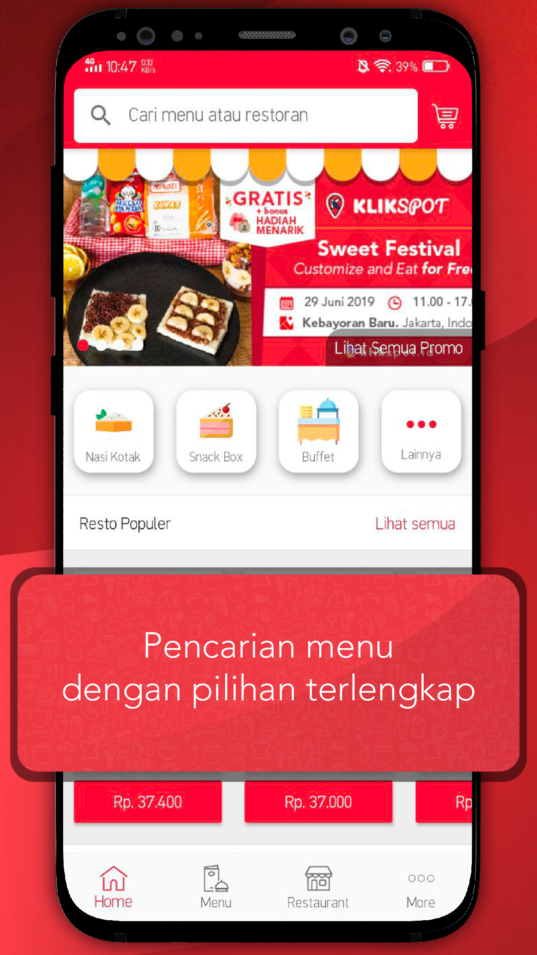 foodspot - Portal Catering Indonesia screenshot