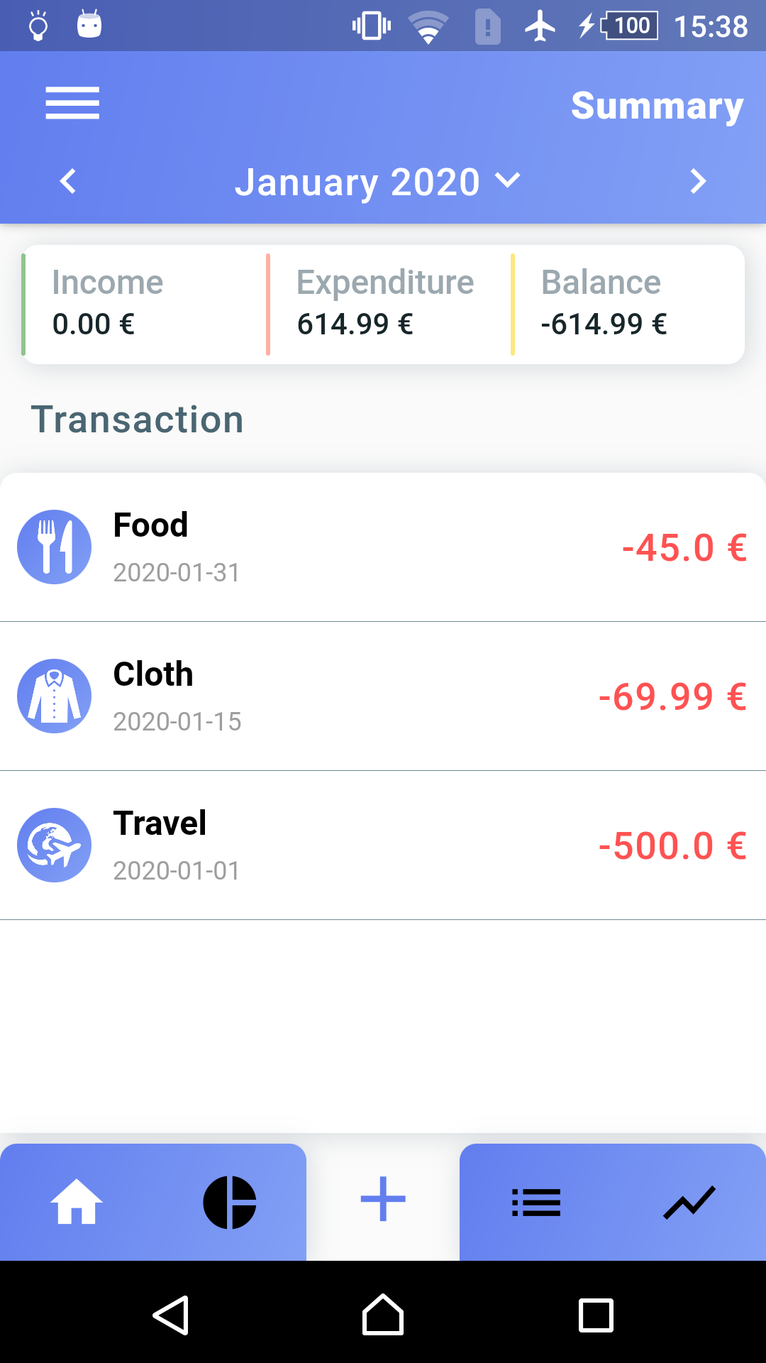 Money Manager screenshot