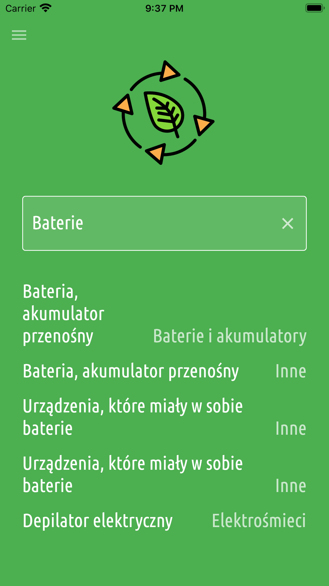 Gdzie wyrzucić? screenshot