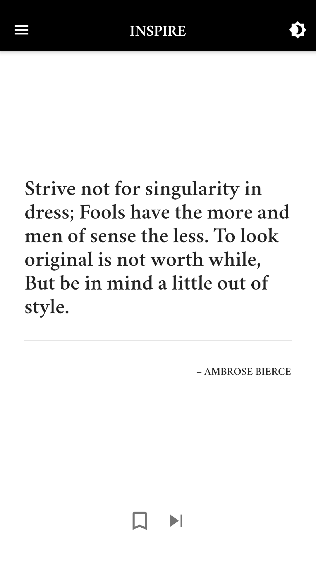 Inspire: Quotes and Thoughts screenshot