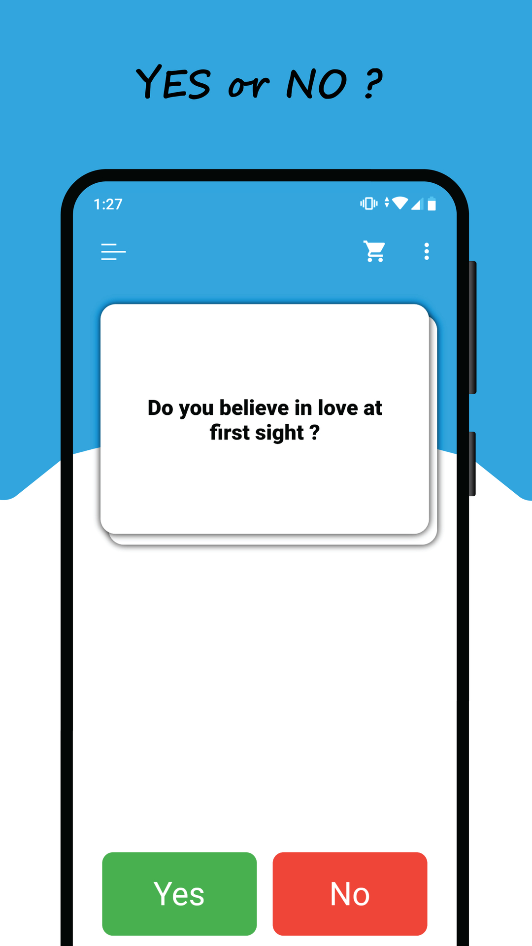 Yes or No screenshot
