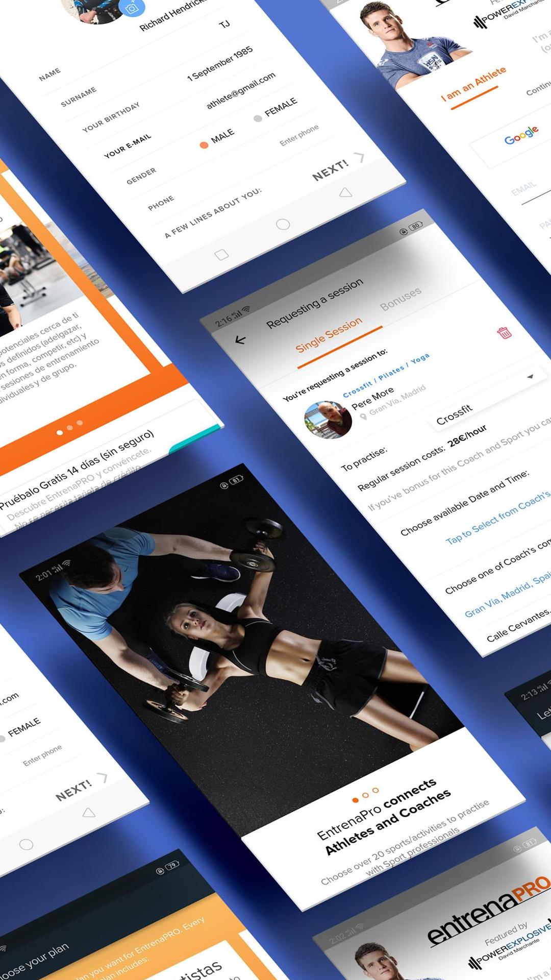 EntrenaPro screenshot