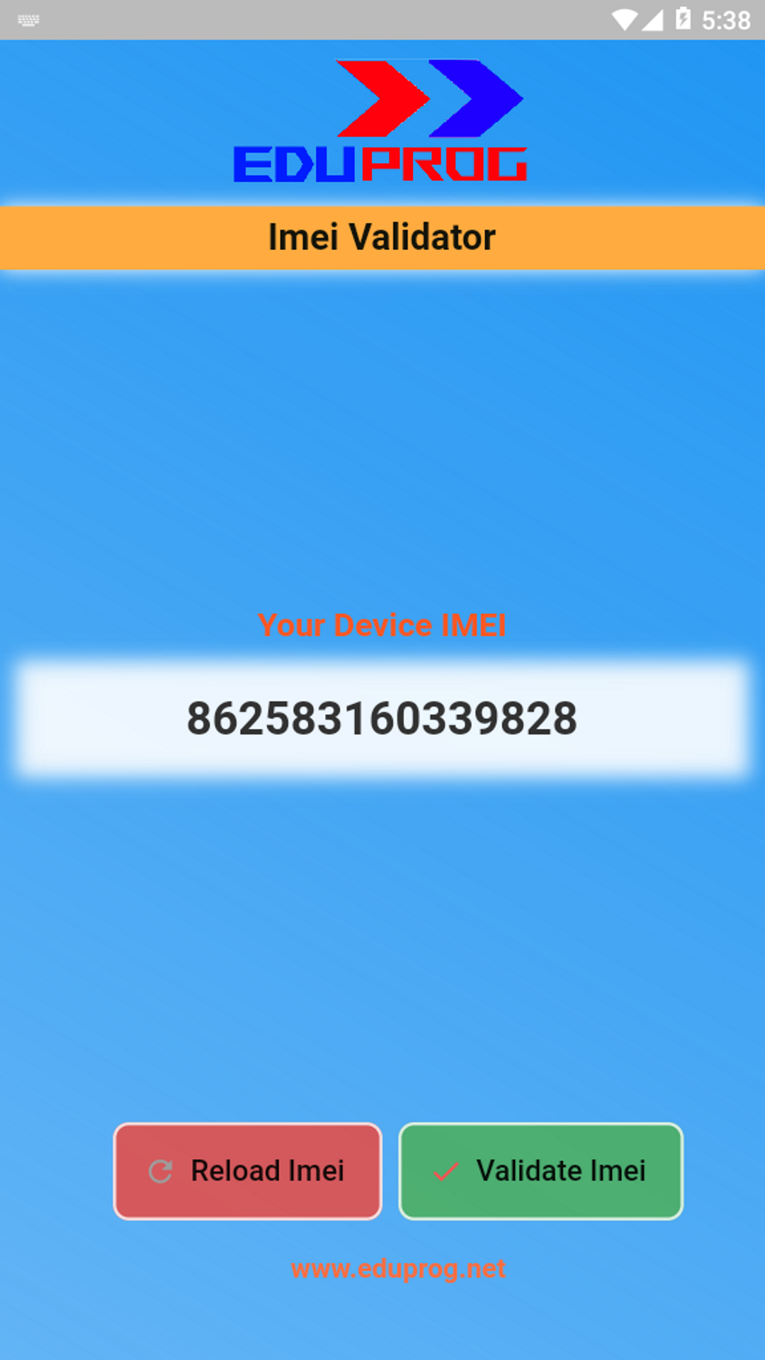 IMei Black Market Validator screenshot