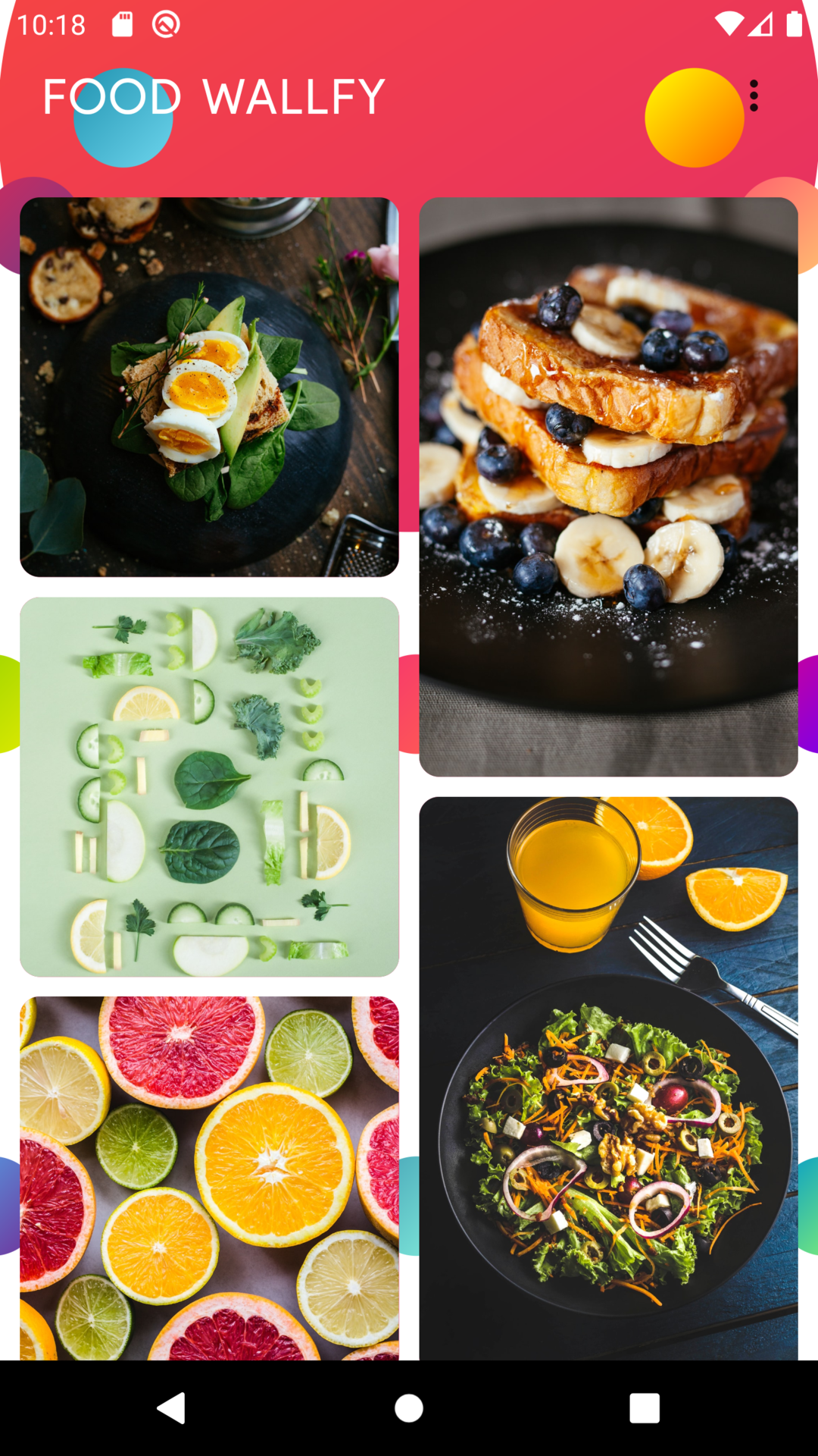 Food Wallfy screenshot