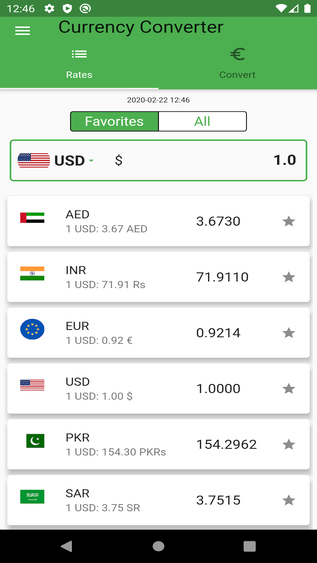 Currency Converter screenshot