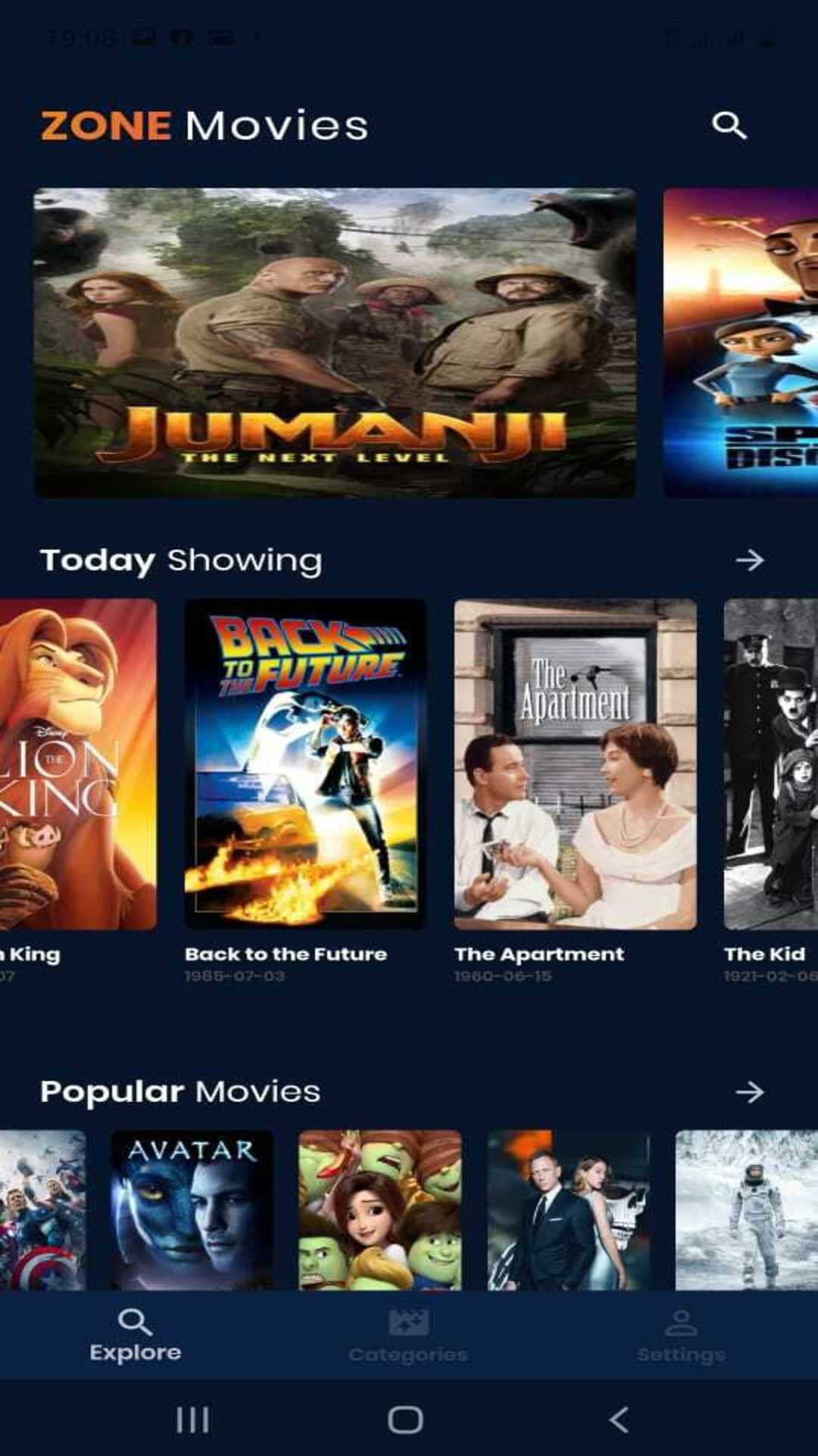 Zone Movies screenshot