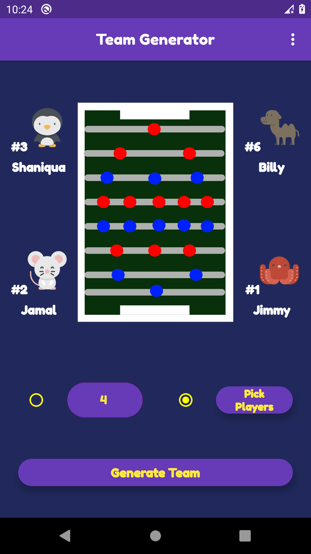 Foosball Shuffler screenshot