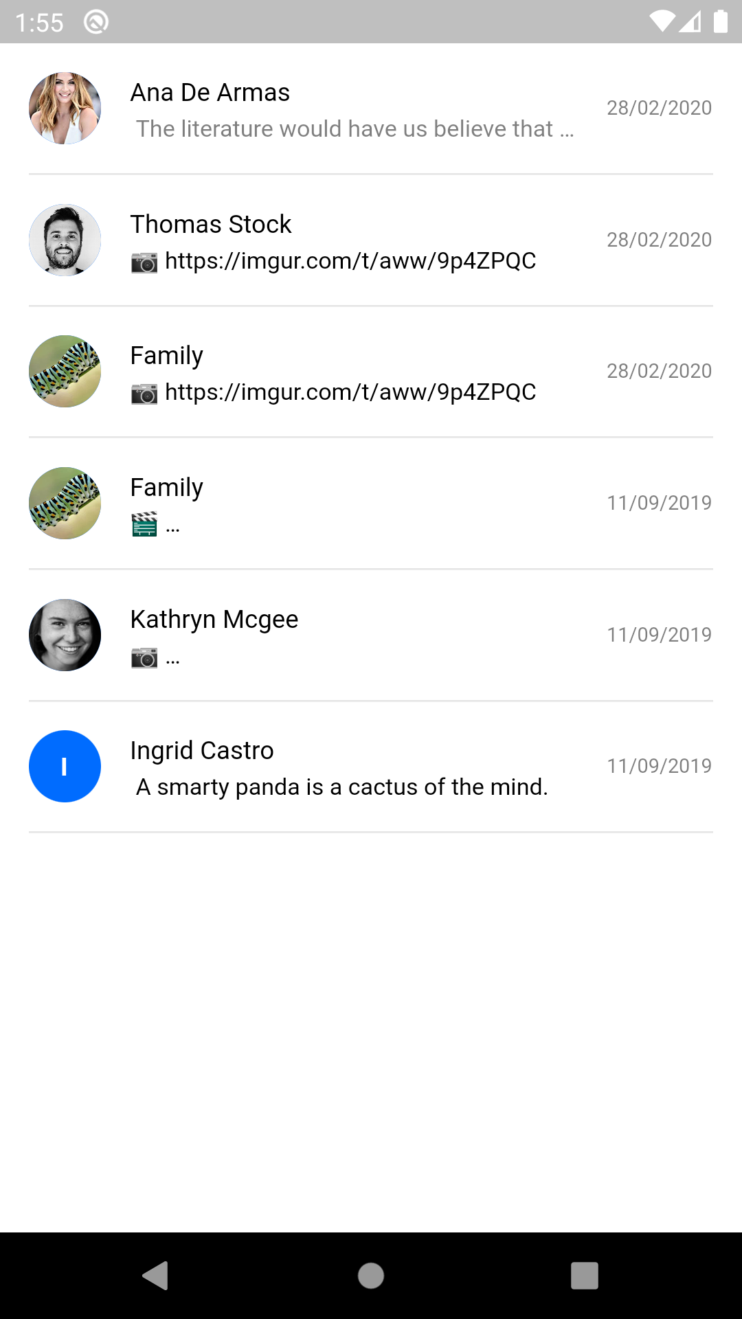 Stream Chat Flutter screenshot