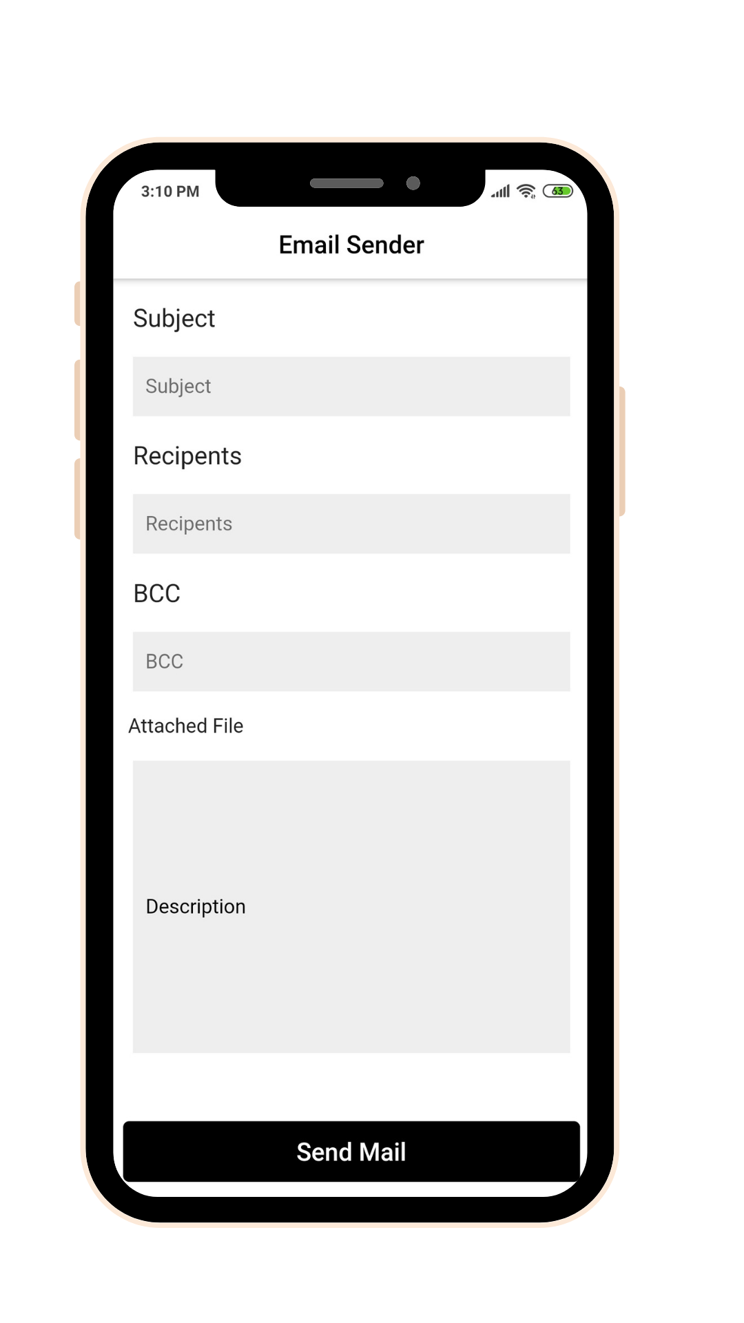 Flutter Automatic Mail Sender screenshot