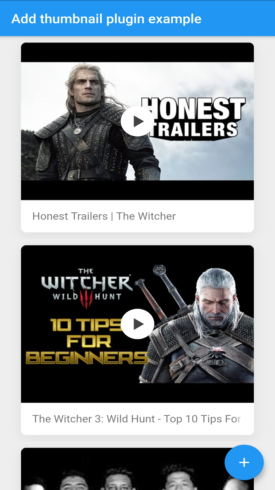 Add Thumbnail Plugin Demo App screenshot