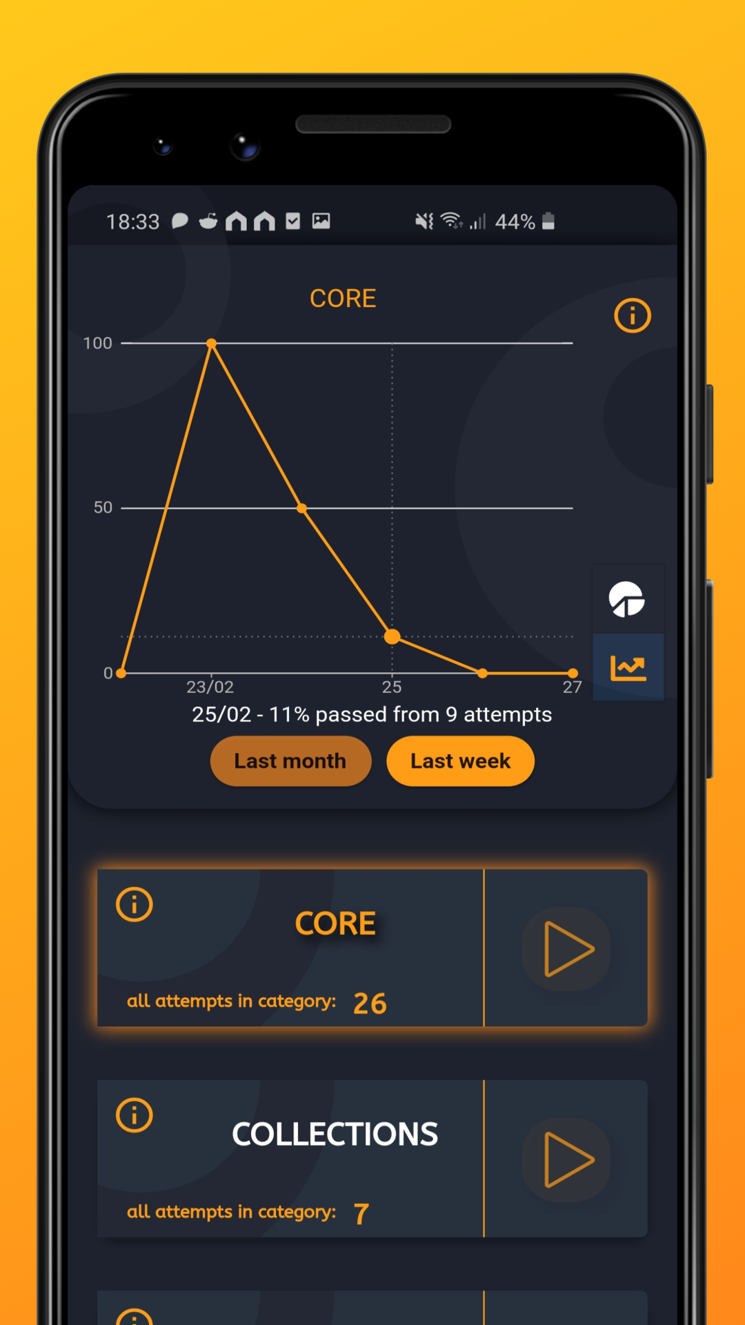 JavEasily - Java quiz and tests screenshot