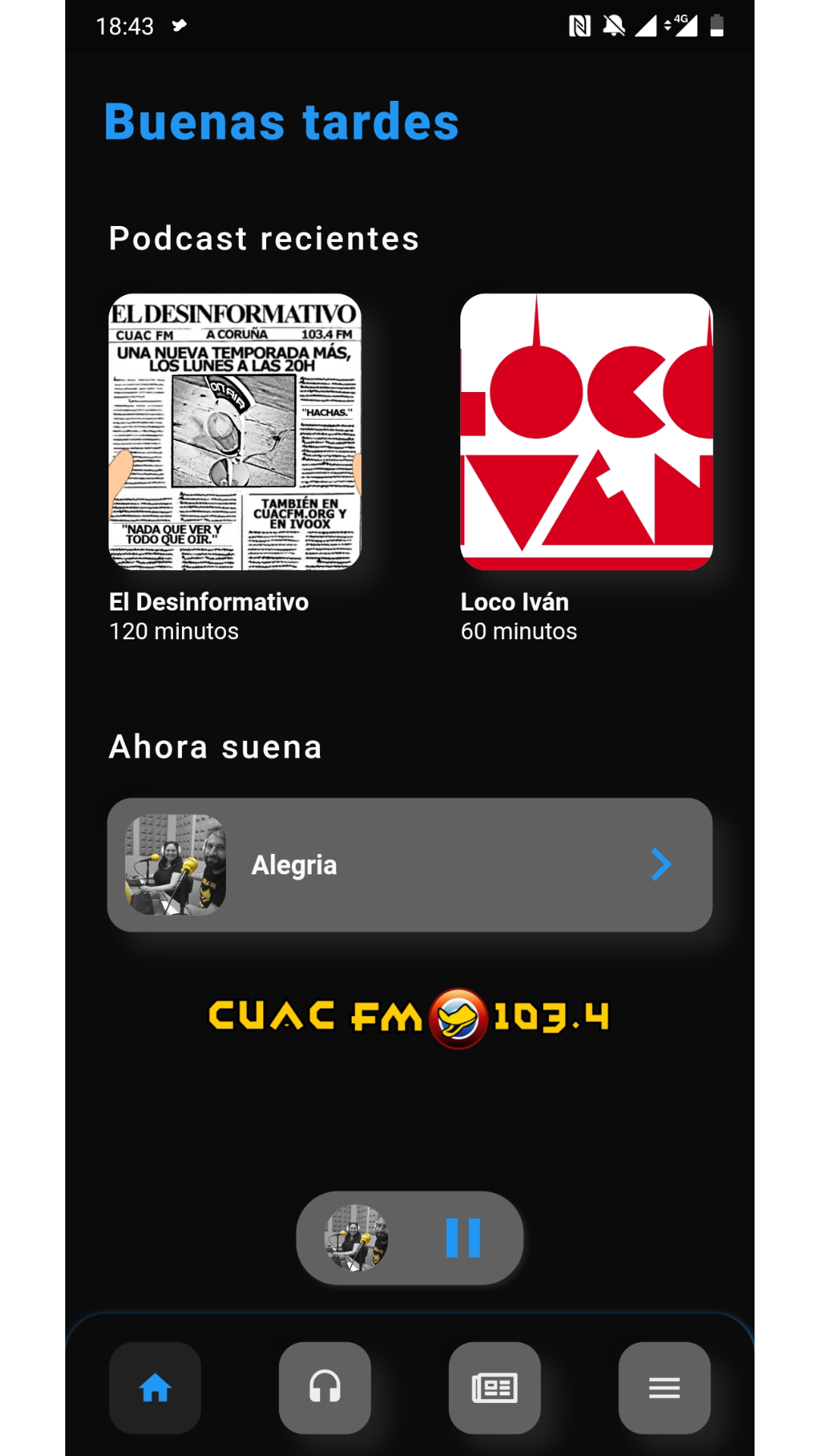 CUAC FM screenshot