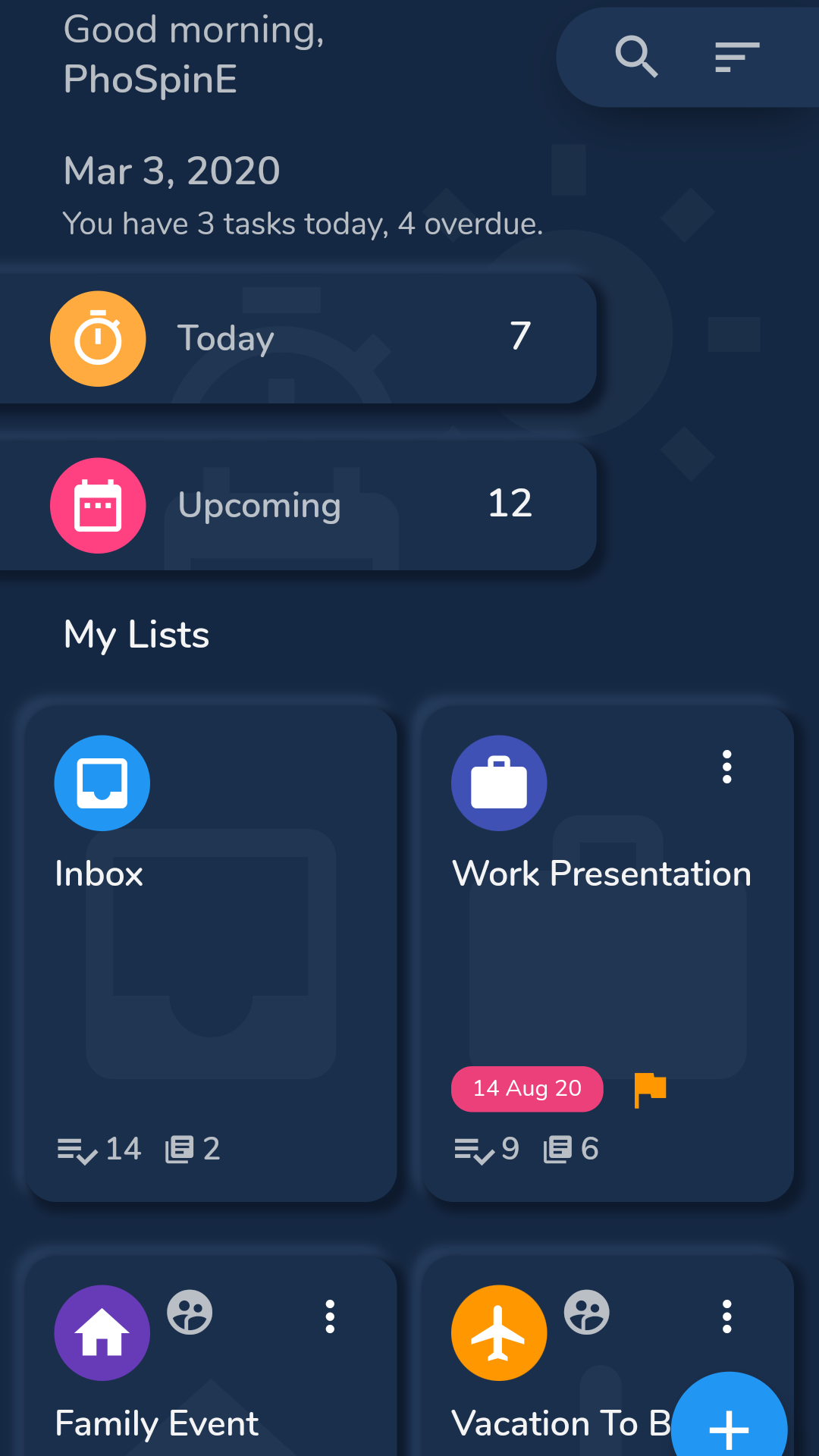 HibiDo: To do list & Notes screenshot