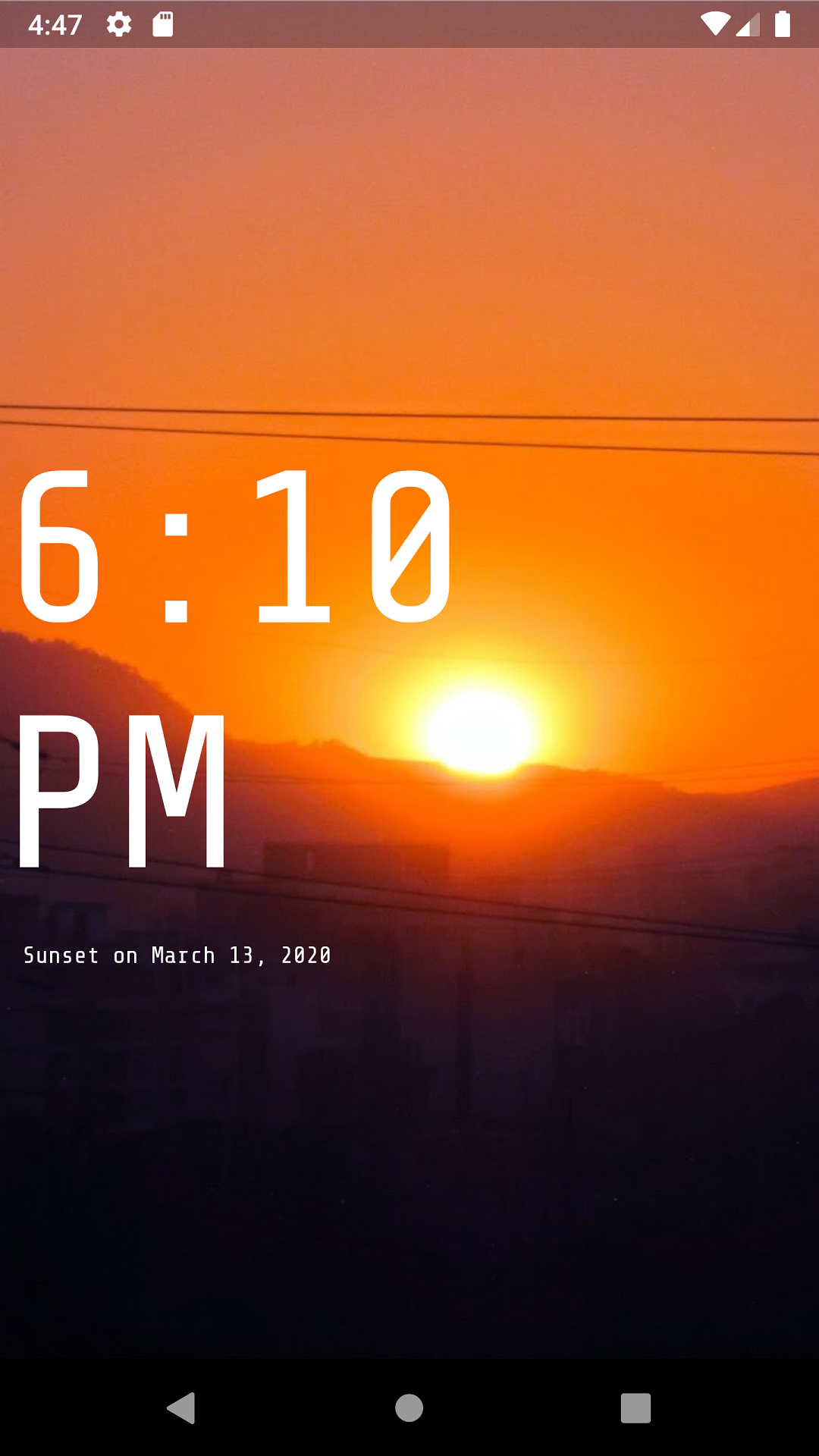 Sunsetlover screenshot