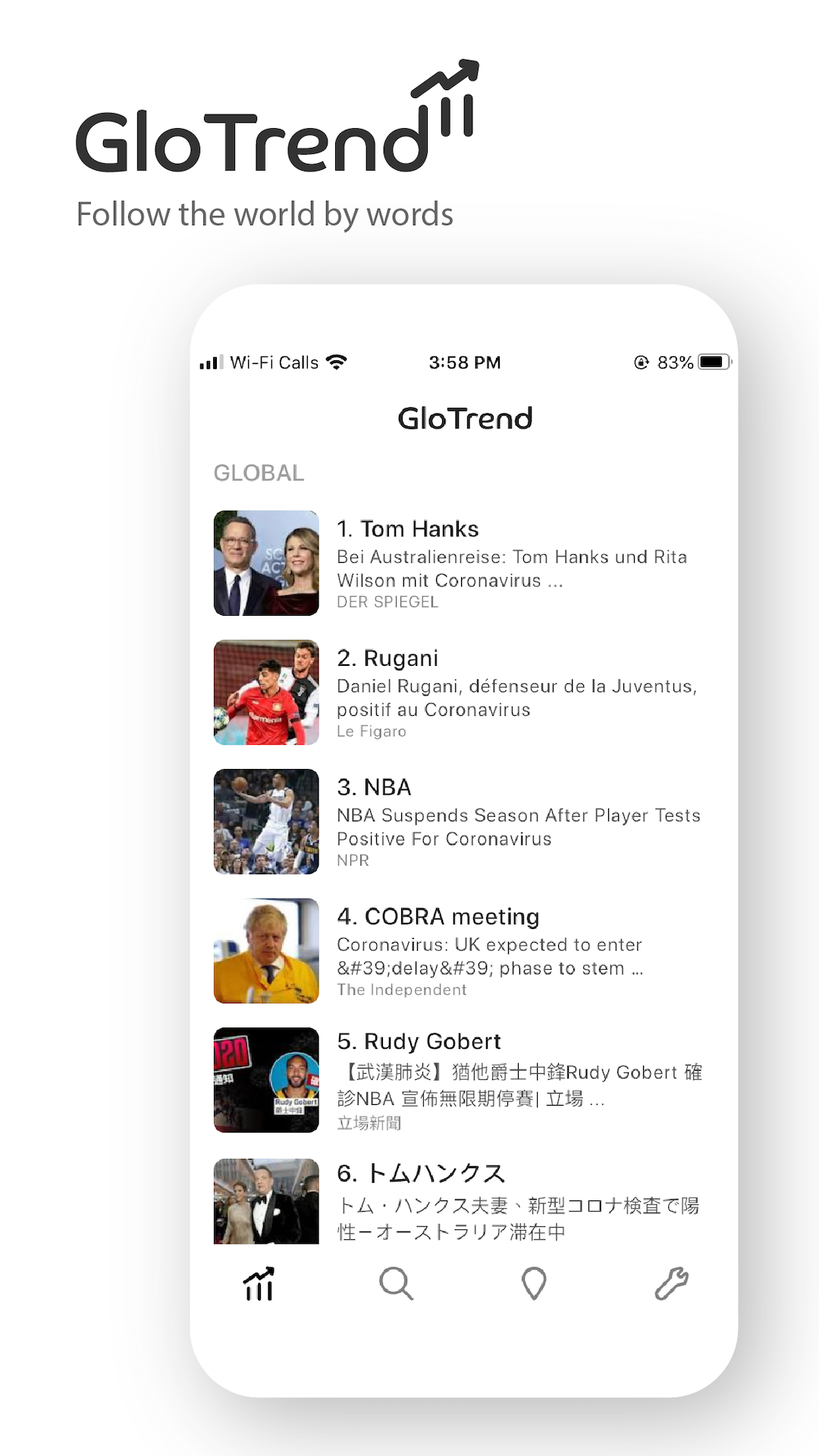 GloTrend screenshot