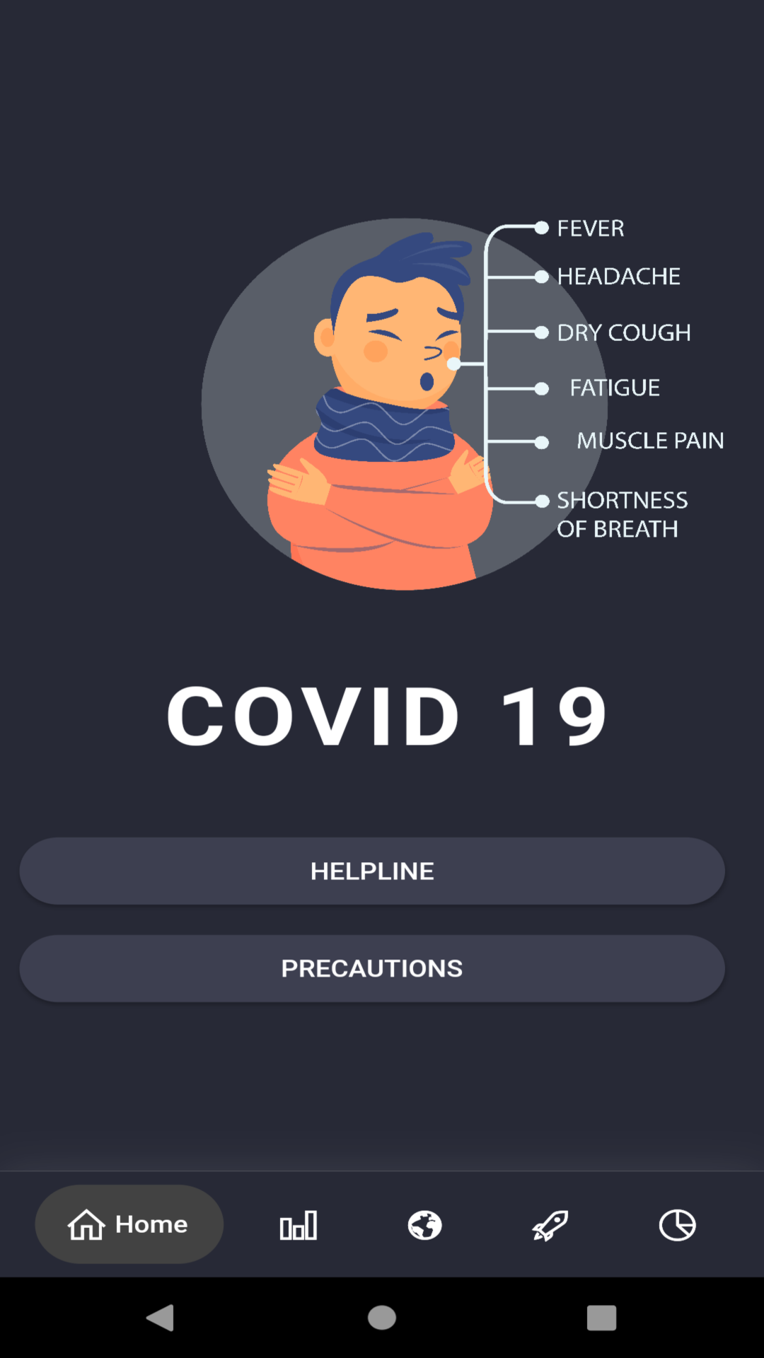 COVID-19 TRACKER screenshot