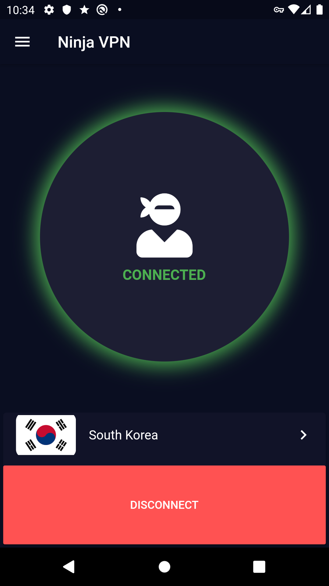 Ninja VPN screenshot