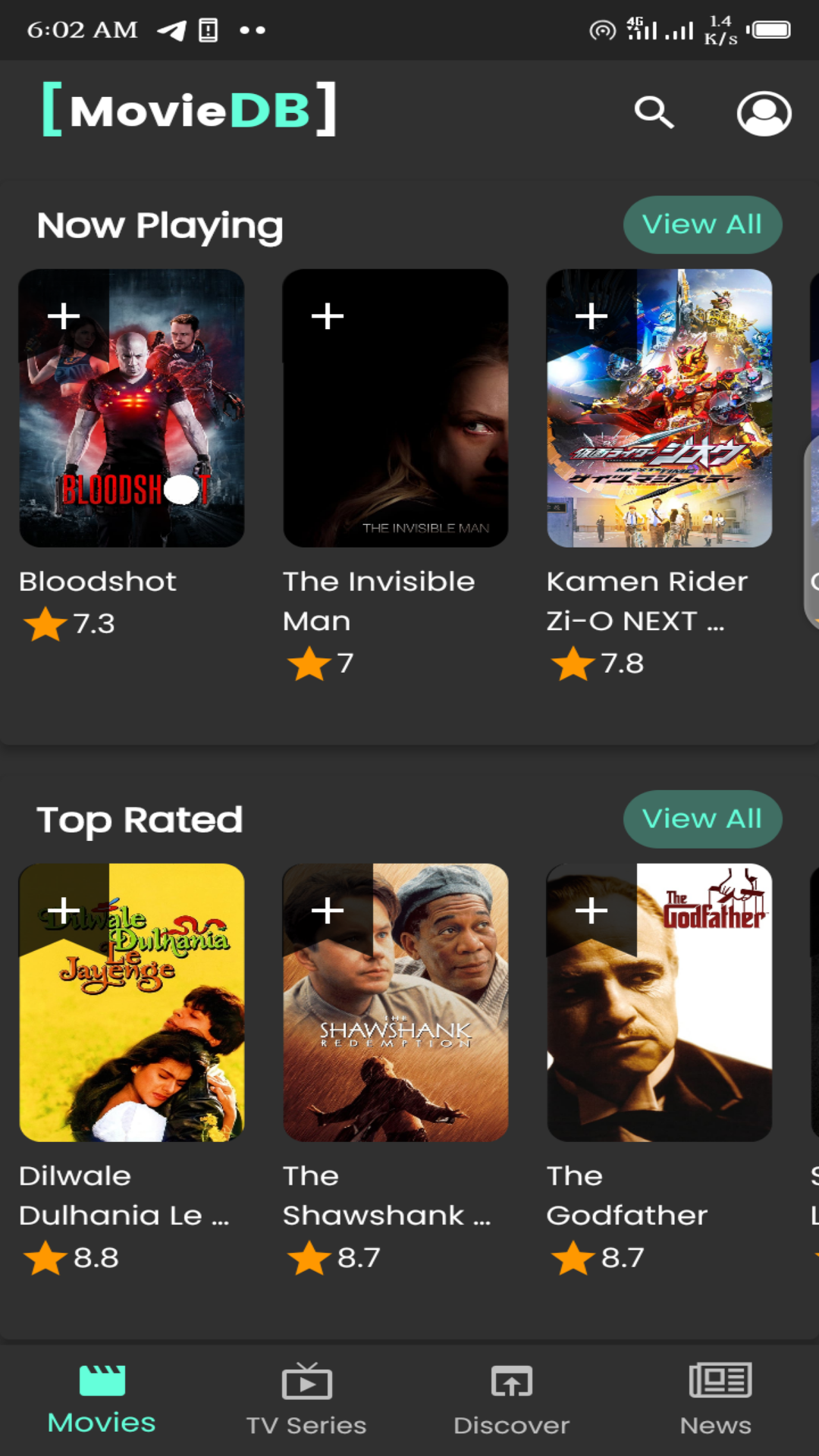 MovieDB screenshot