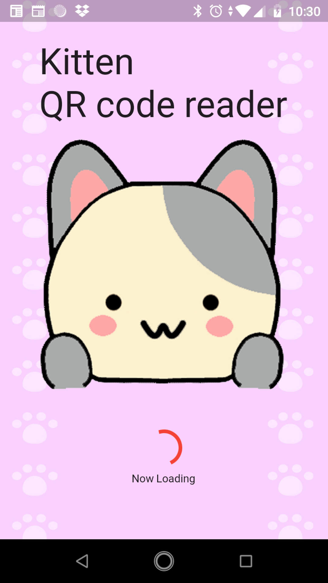 Kitten QRcodereader screenshot